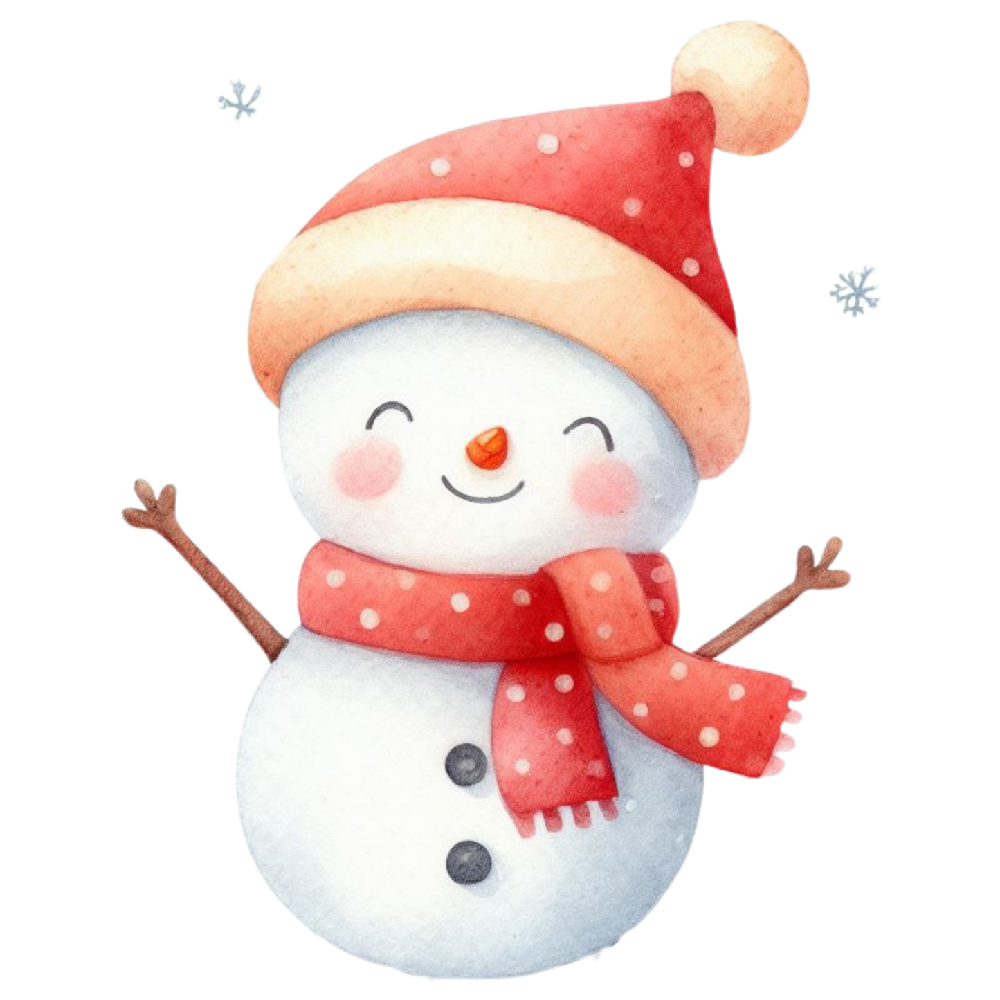 CUTE SNOWMEN - Decals