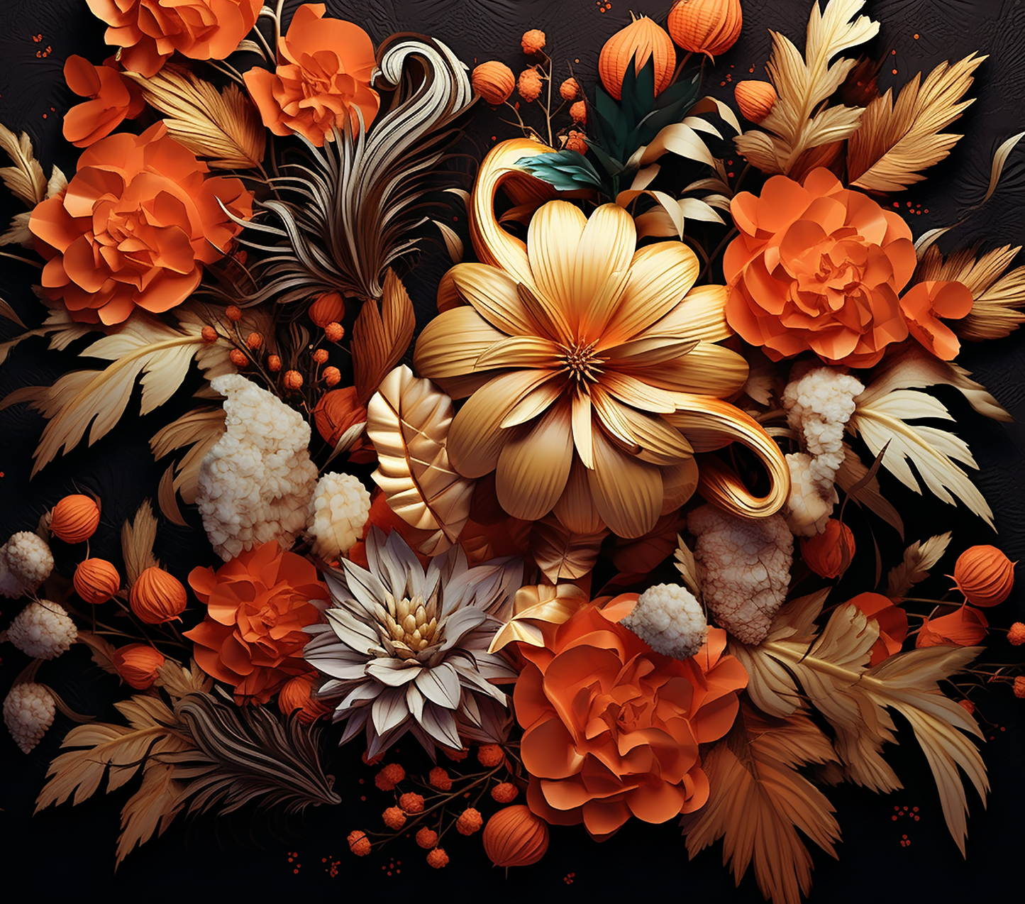 3D boho fall autumn 1