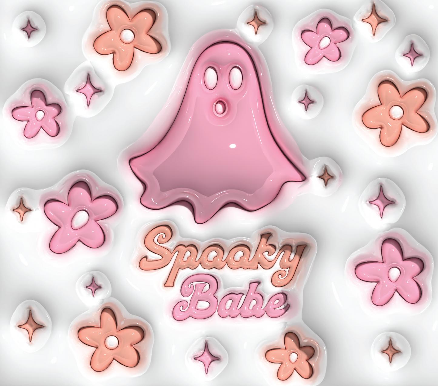 3D Inflated Spooky Babe