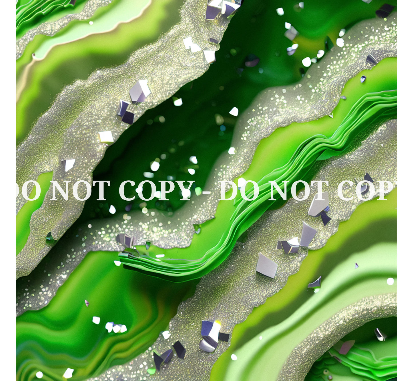 NEON GREEN AGATE PATTERN VINYL - MULTIPLE VARIATIONS