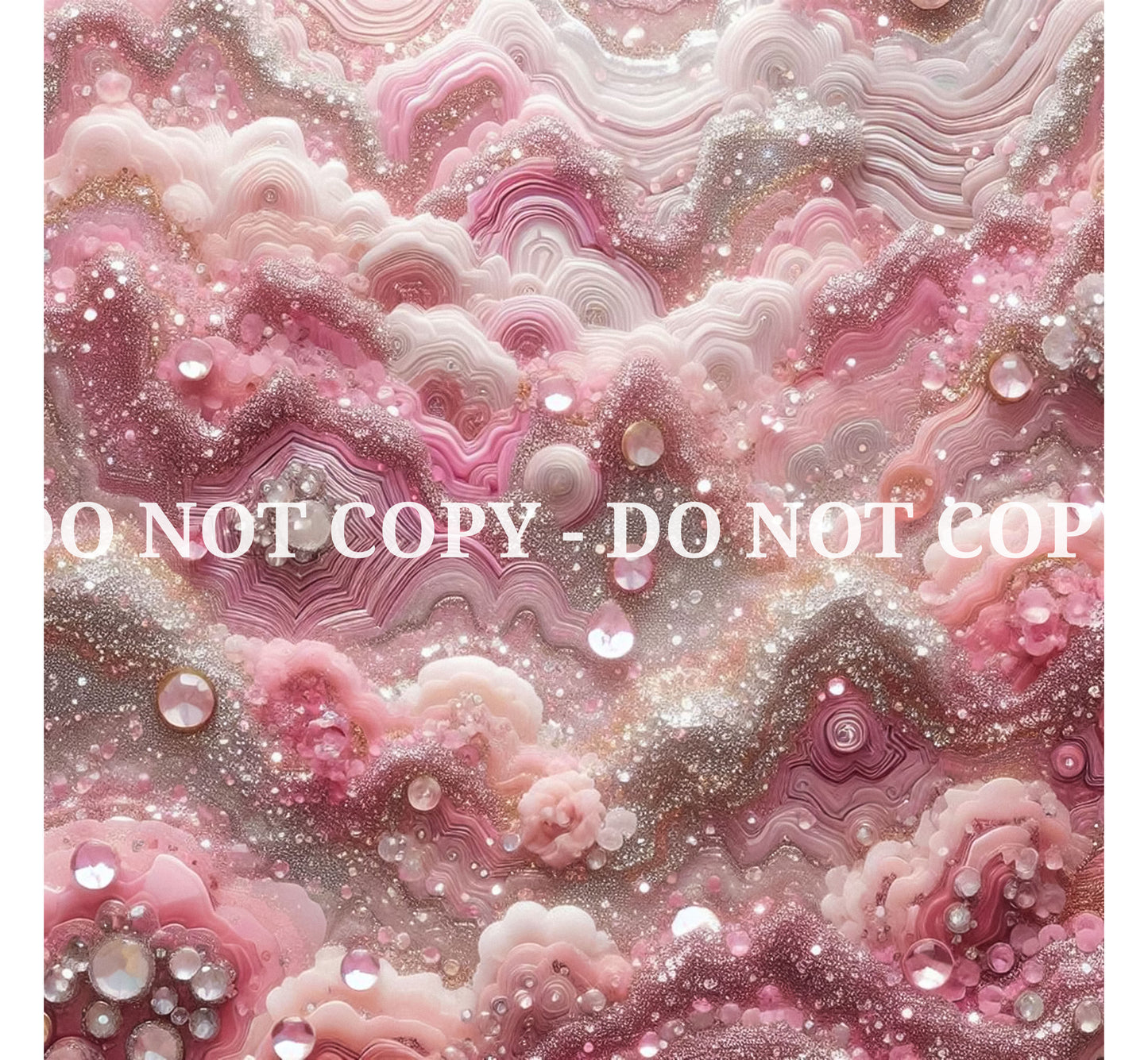 JEWELED PINK AGATE PATTERN VINYL - MULTIPLE VARIATIONS