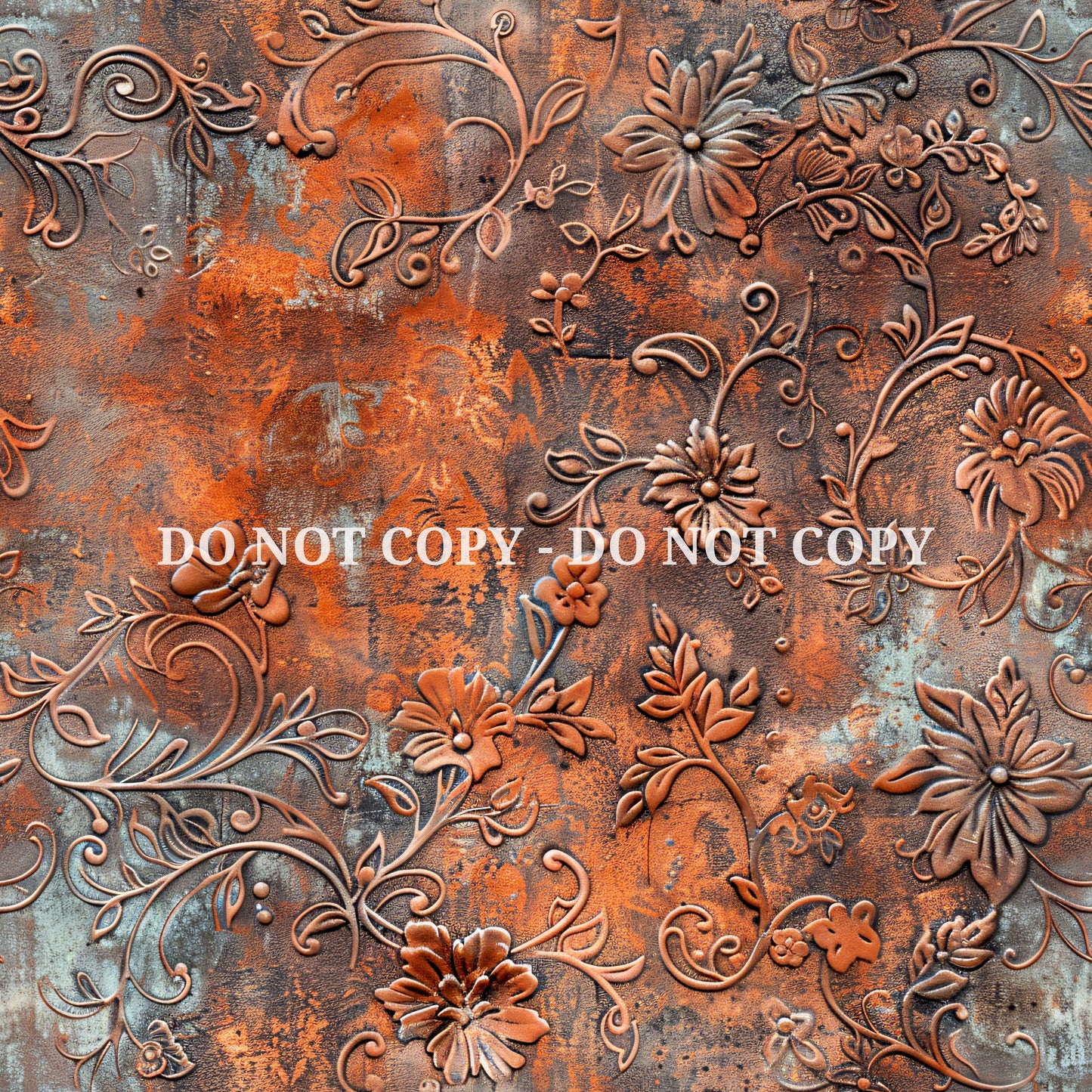 RUSTED METAL FLORAL - MULTIPLE VARIATIONS