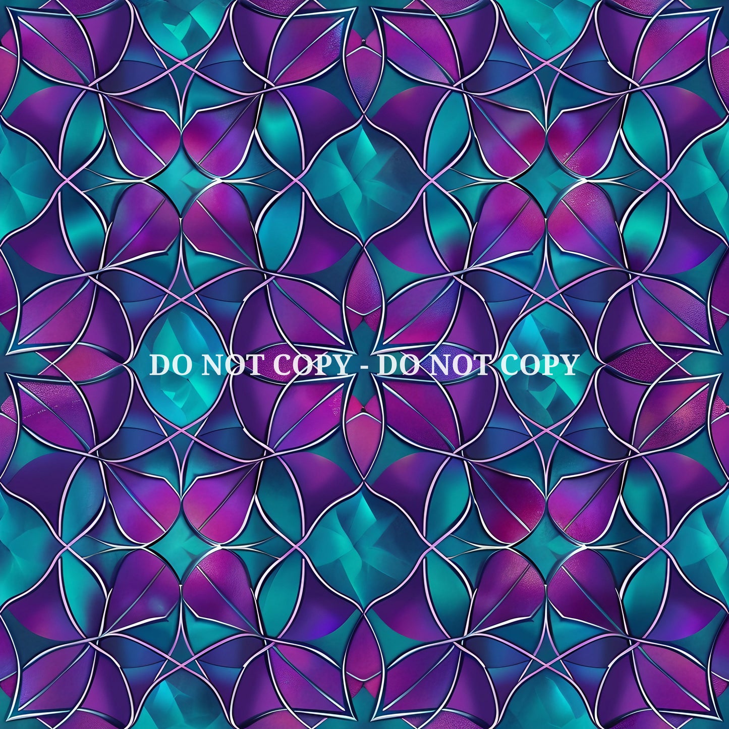 PURPLE AND TEAL GEOMETRIC - MULTIPLE VARIATIONS