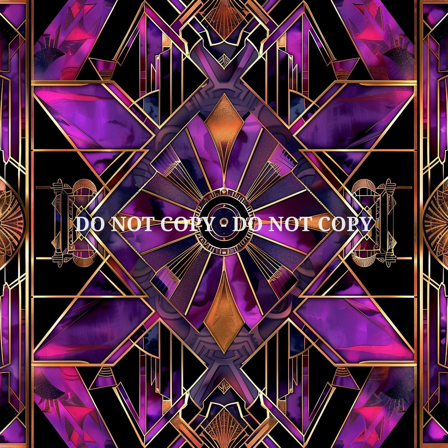 VIOLET ART DECO VINYL - MULTIPLE VARIATIONS