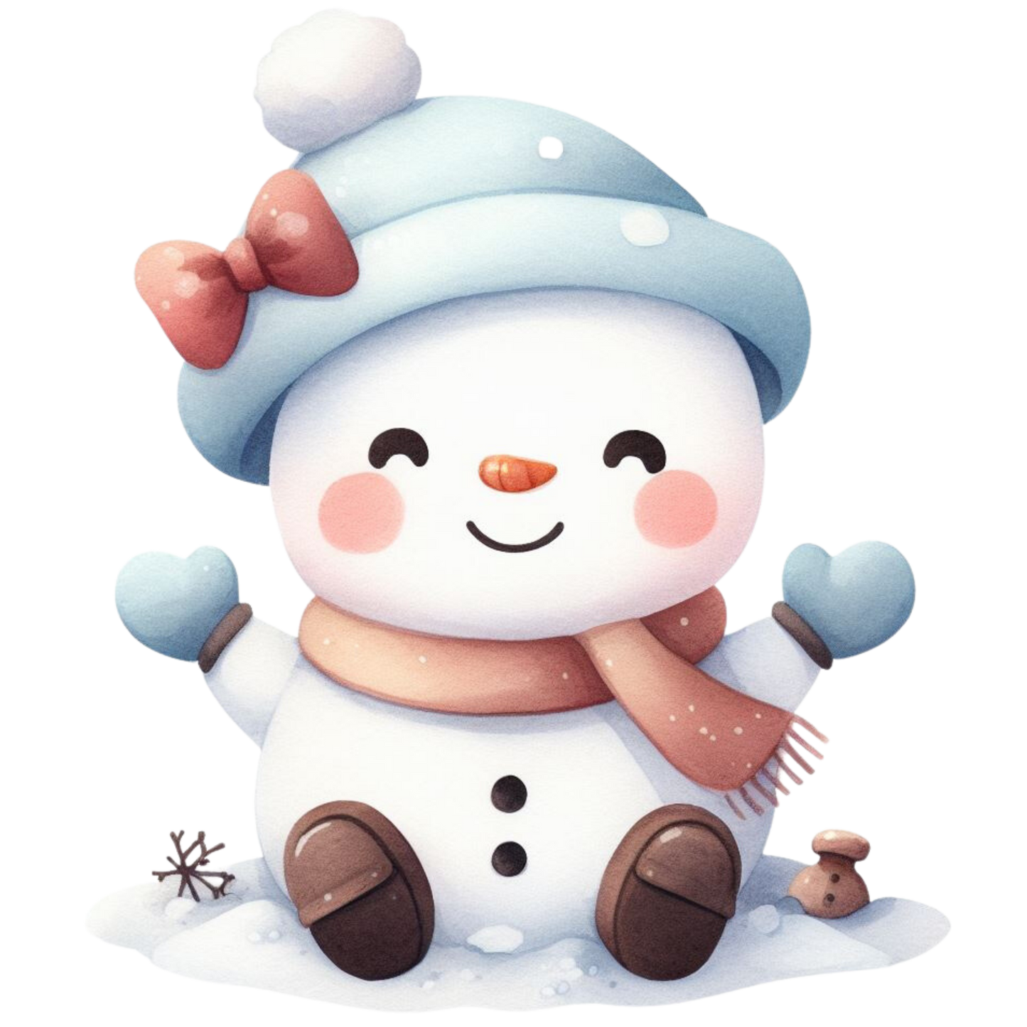 CUTE SNOWMEN - Decals