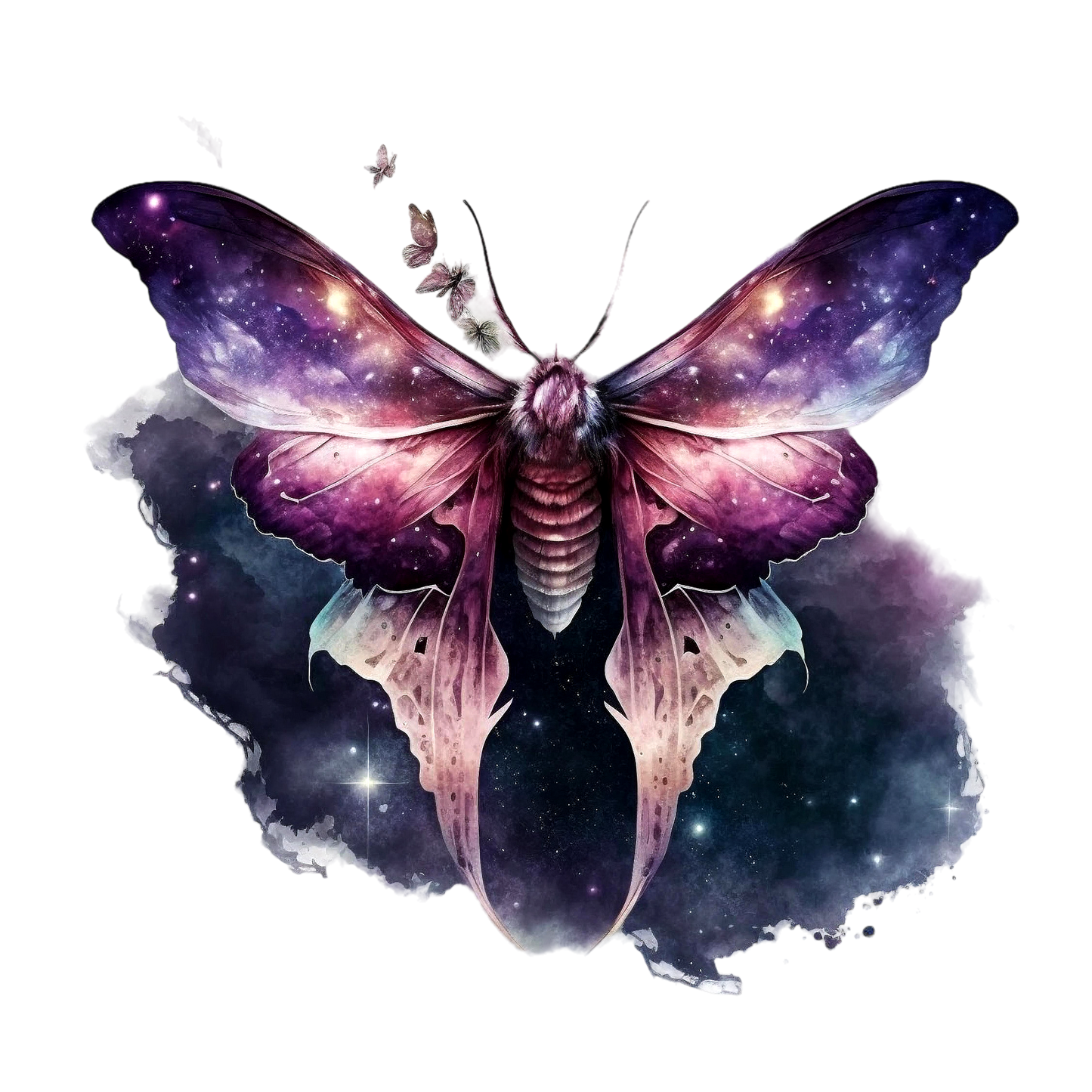 WATERCOLOR MOTHS - Decals