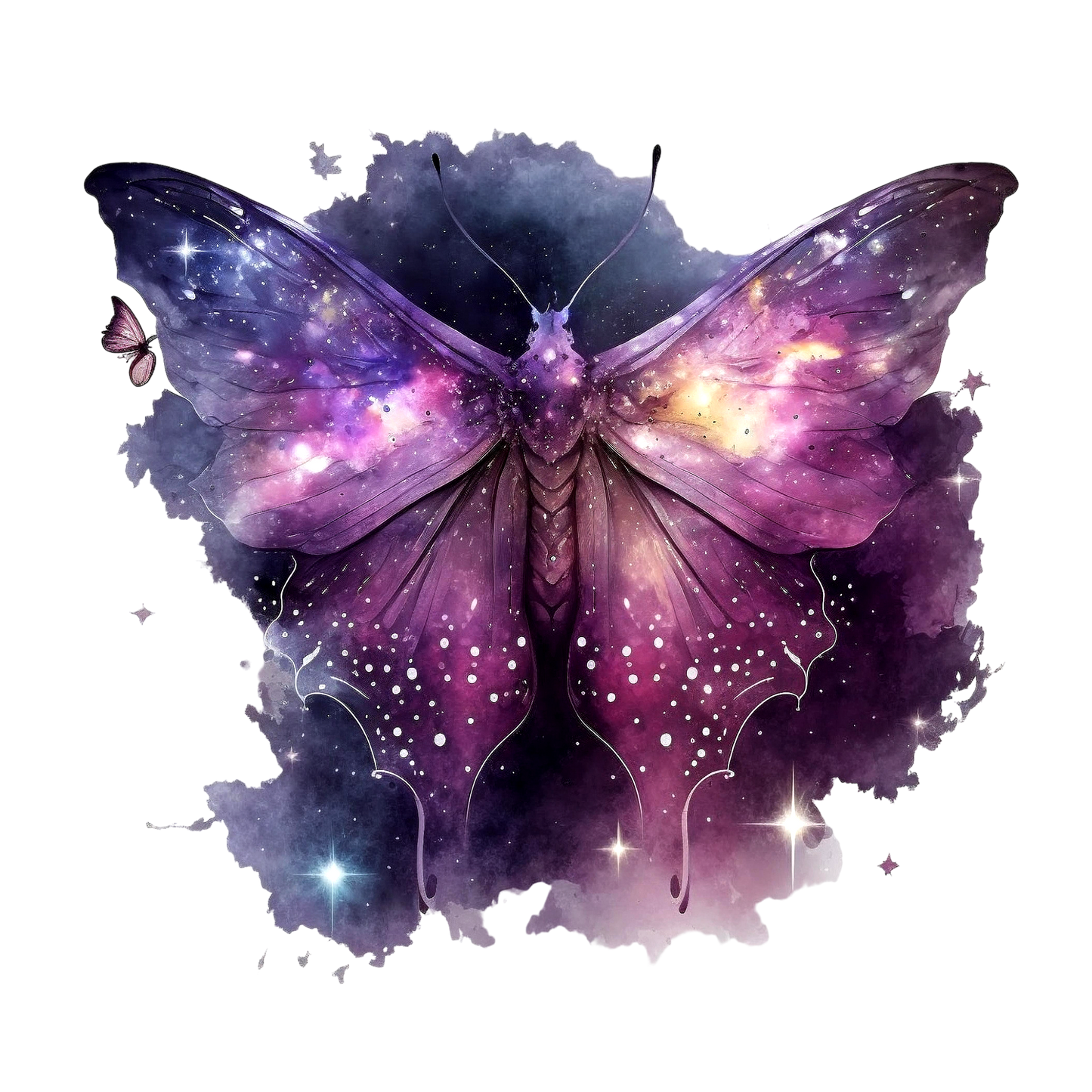 WATERCOLOR MOTHS - Decals