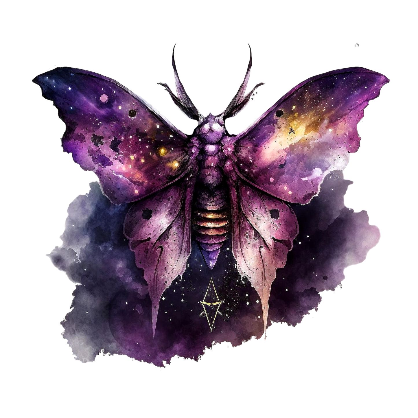 WATERCOLOR MOTHS - Decals