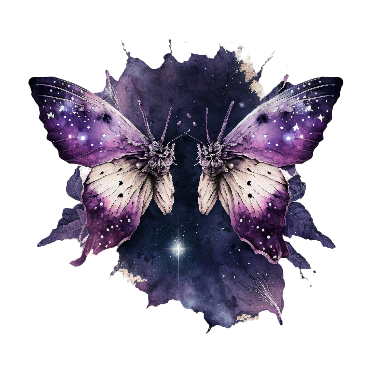 WATERCOLOR MOTHS - Decals