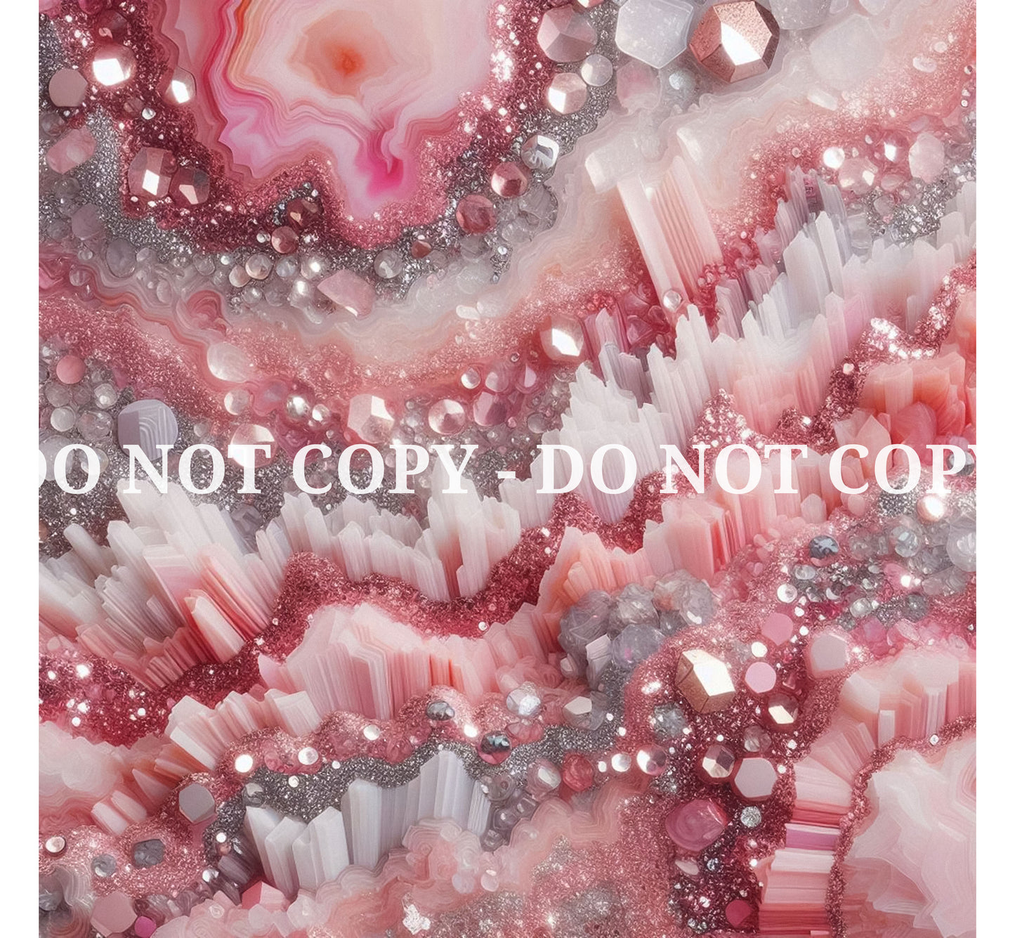 JEWELED PINK AGATE PATTERN VINYL - MULTIPLE VARIATIONS