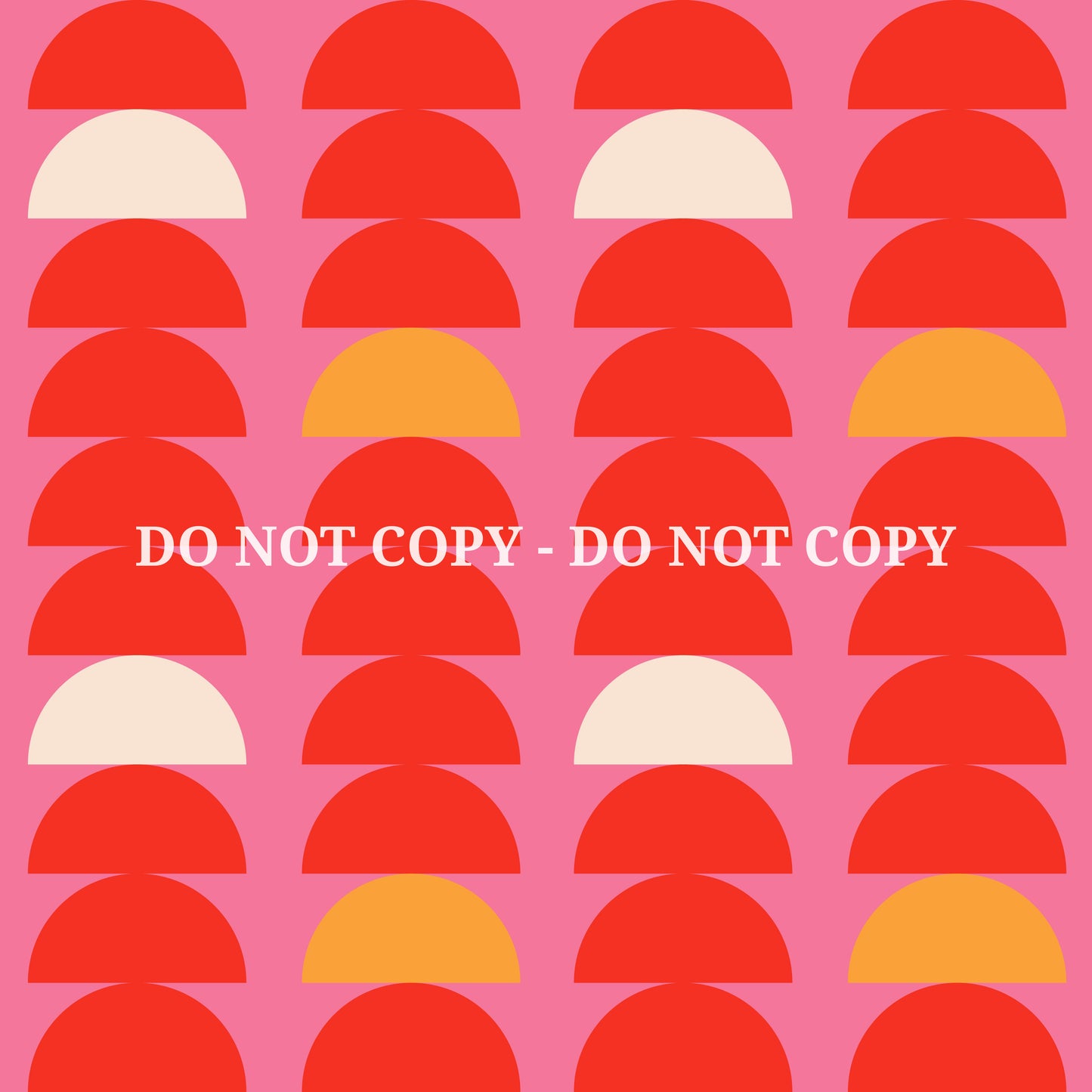 PINK AND ORANGE RETRO PATTERN VINYL - MULTIPLE VARIATIONS