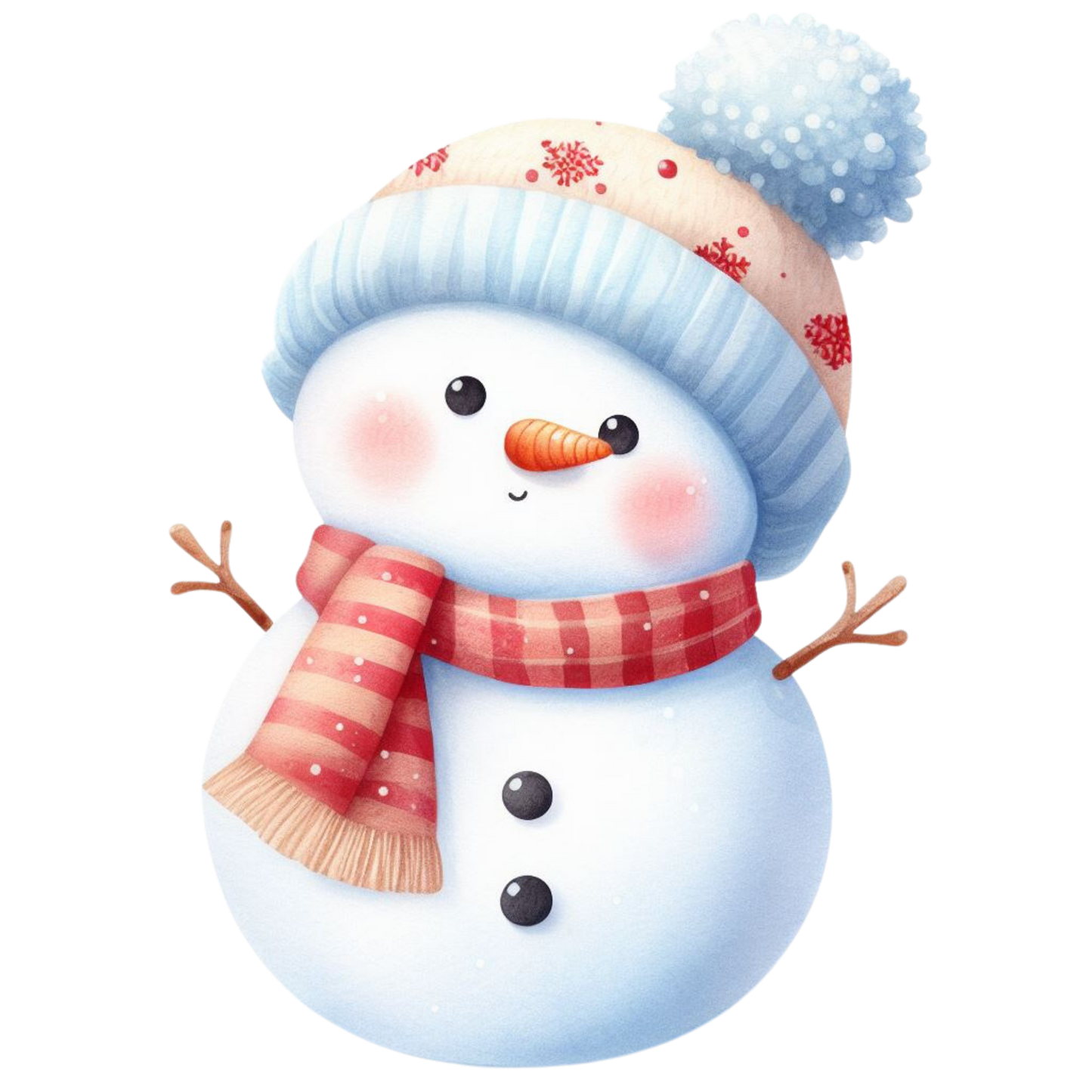 CUTE SNOWMEN - Decals
