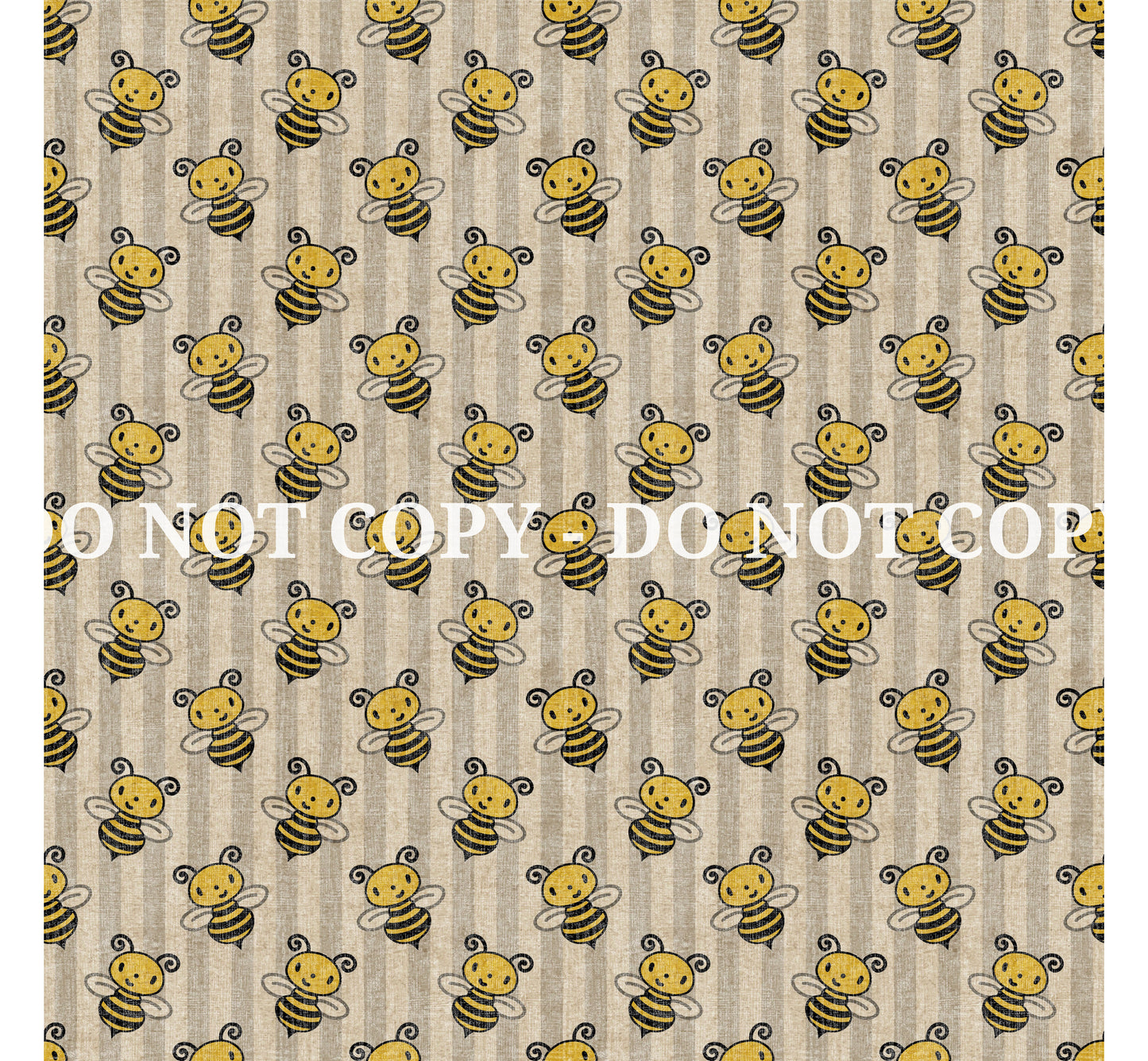 VINTAGE HONEYBEE PATTERN VINYL AND DECAL - MULTIPLE VARIATIONS