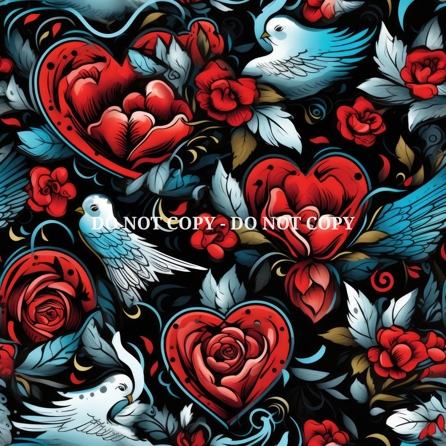 TATTOO HEARTS VINYL - MULTIPLE VARIATIONS