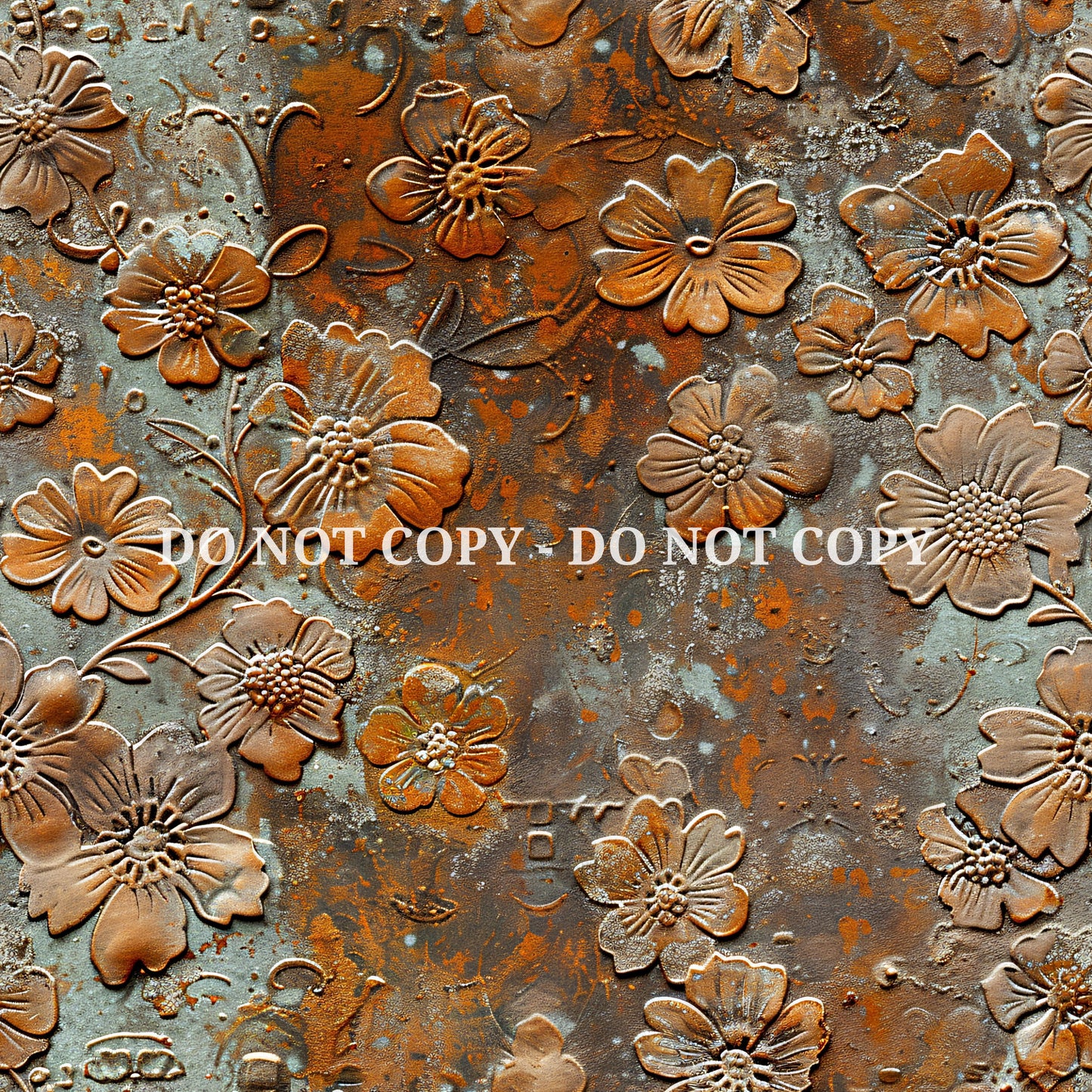 RUSTED METAL FLORAL - MULTIPLE VARIATIONS