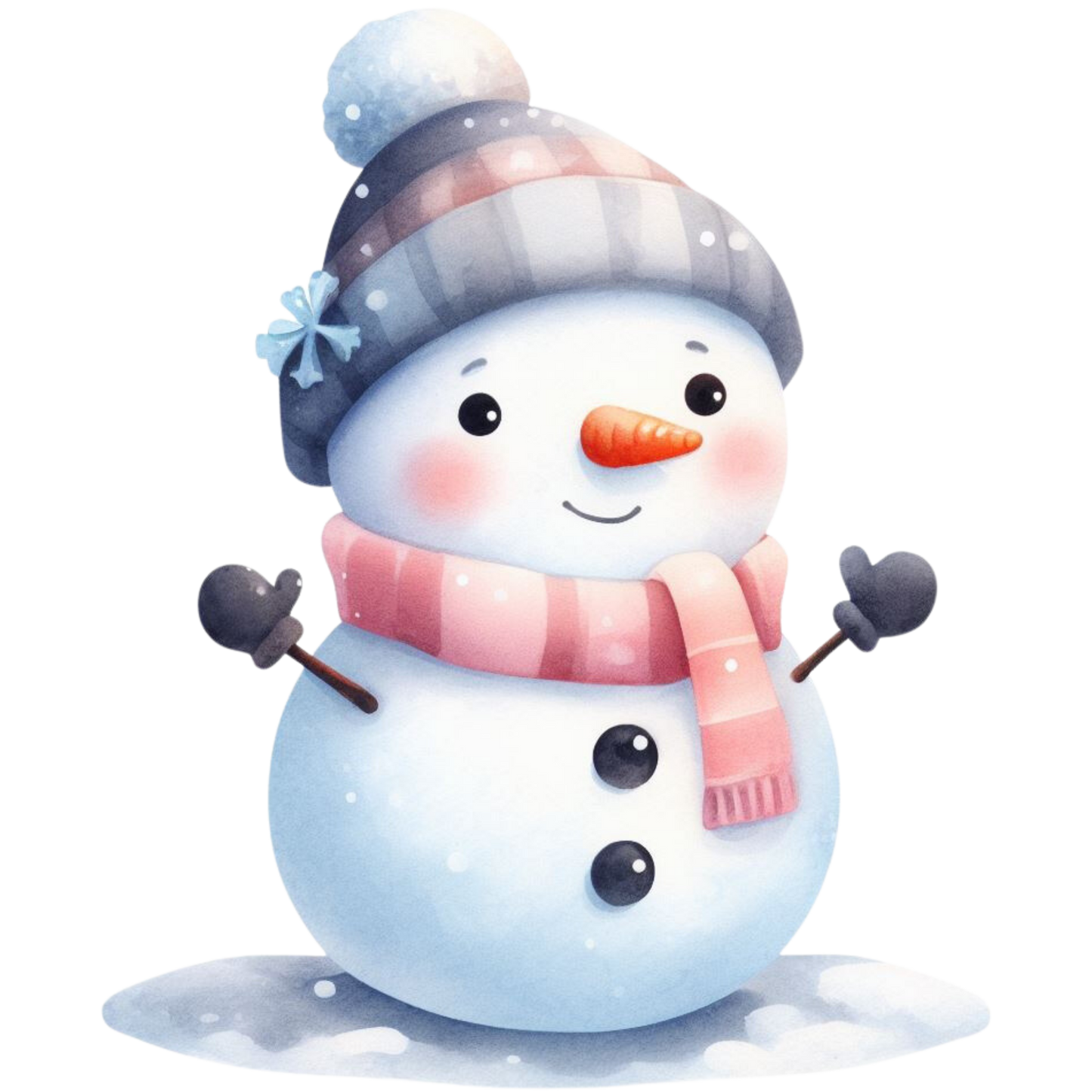 CUTE SNOWMEN - Decals