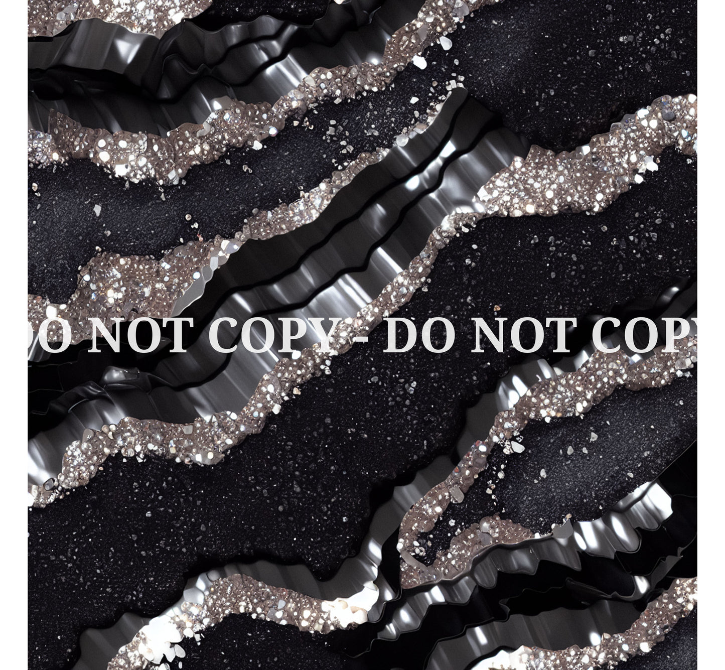 BLACK GLAM AGATE PATTERN VINYL - MULTIPLE VARIATIONS