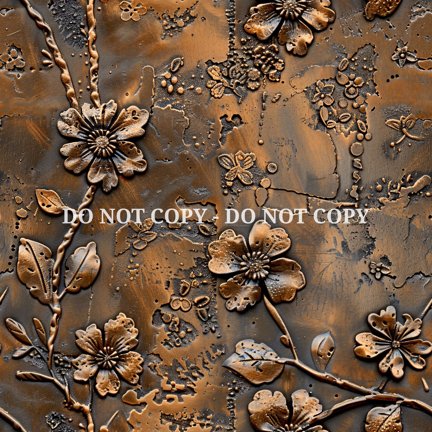 RUSTED METAL FLORAL - MULTIPLE VARIATIONS