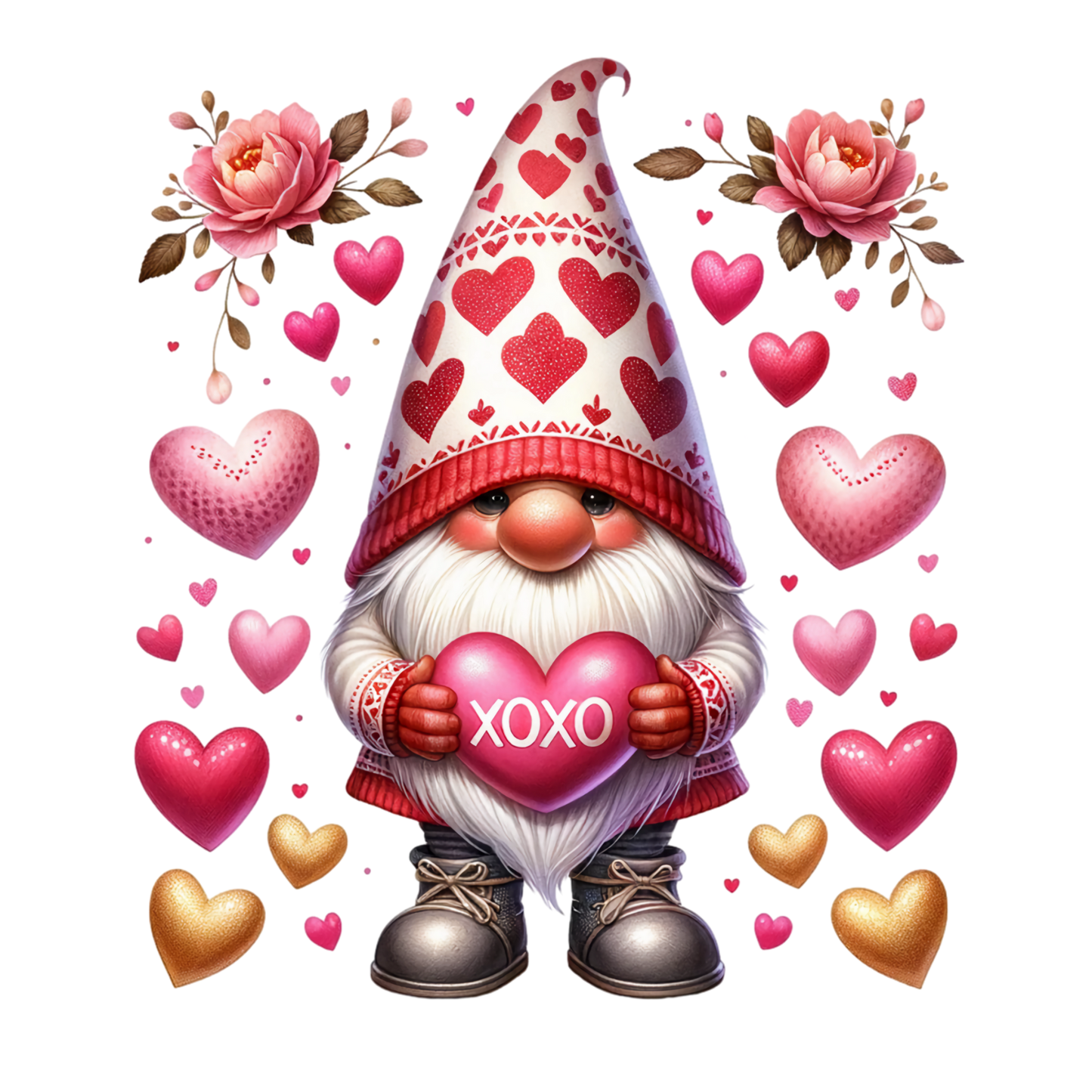 VALENTINE GNOMES - Decals