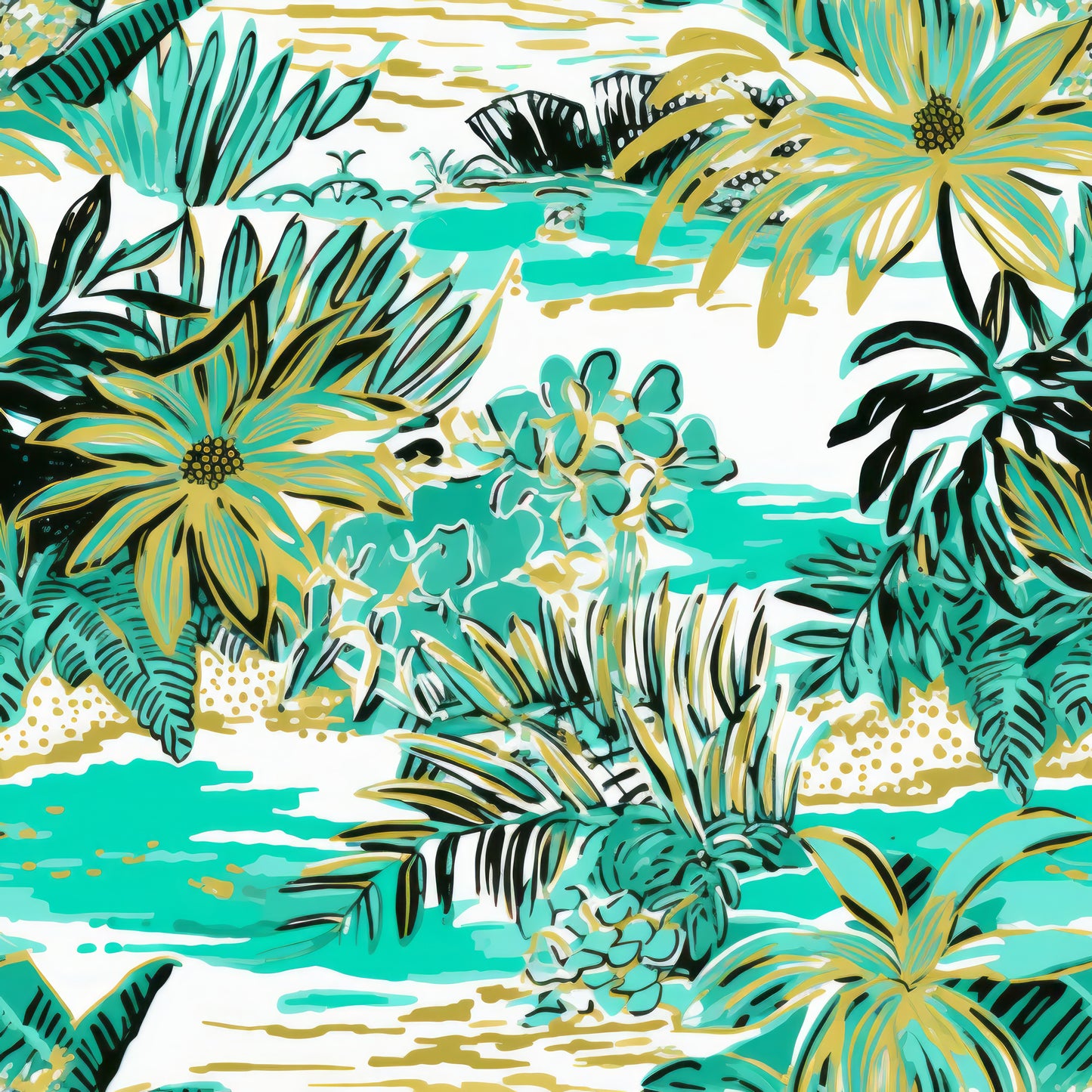 PREPPY ISLAND FLORAL - MULTIPLE VARIATIONS