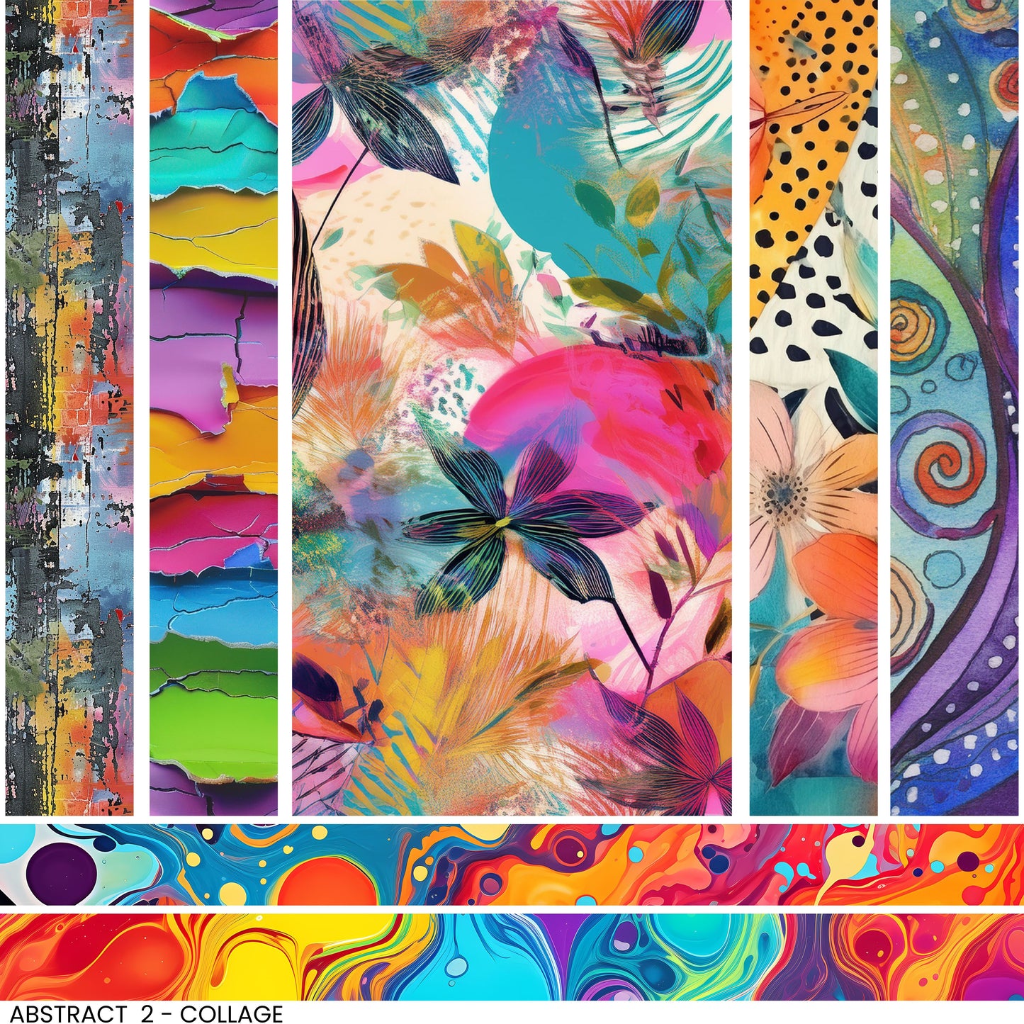 ABSTRACT 2 - COLLAGE VINYL