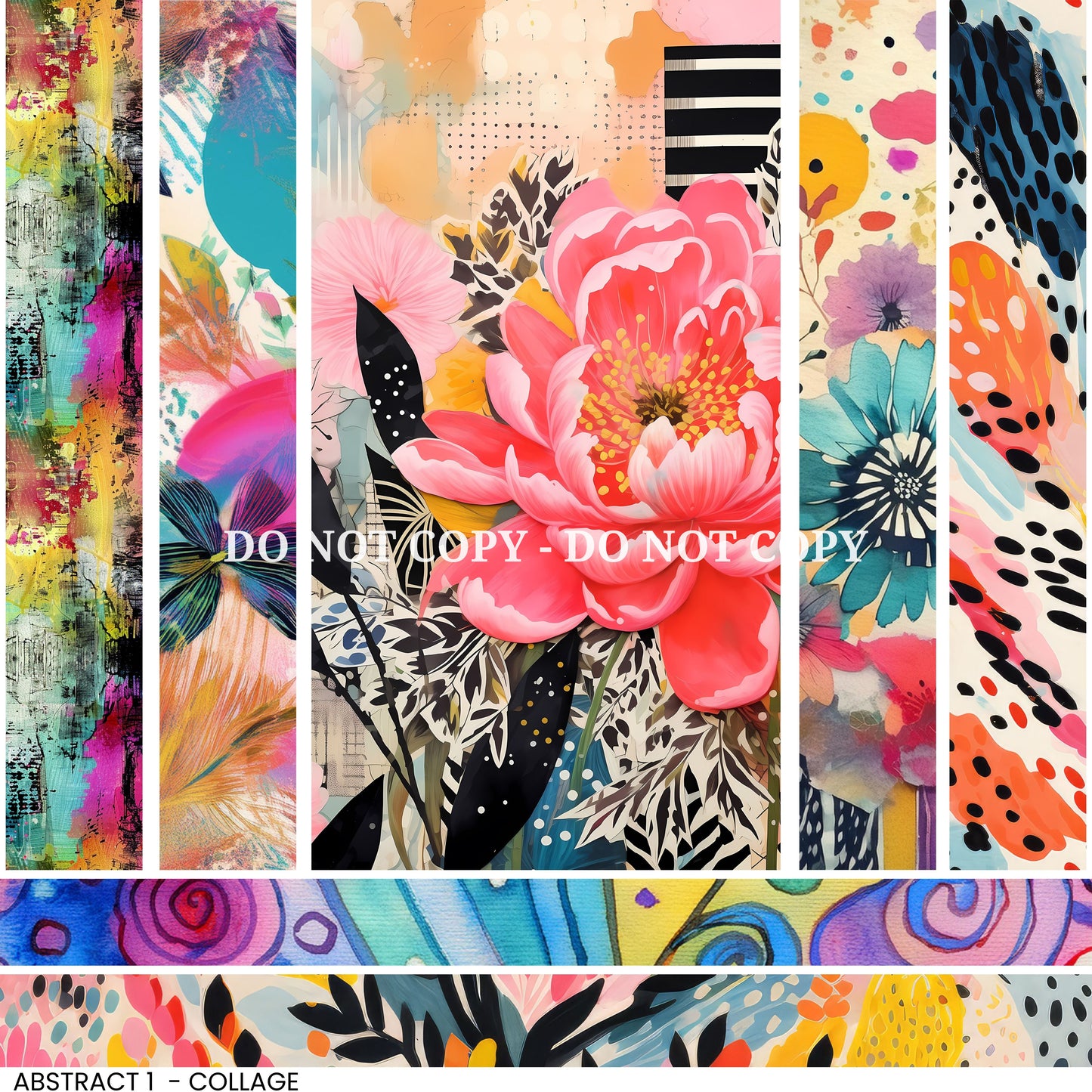 ABSTRACT 1 - COLLAGE VINYL