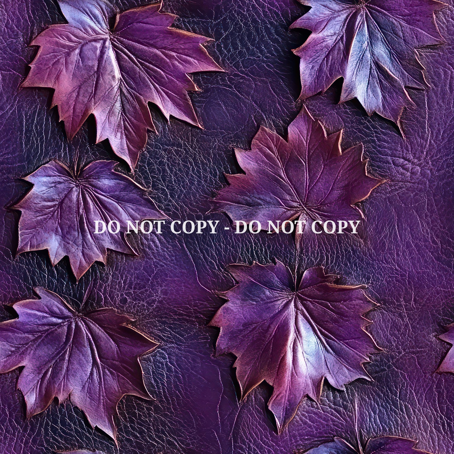 EMBOSSED PURPLE LEAVES - MULTIPLE VARIATIONS