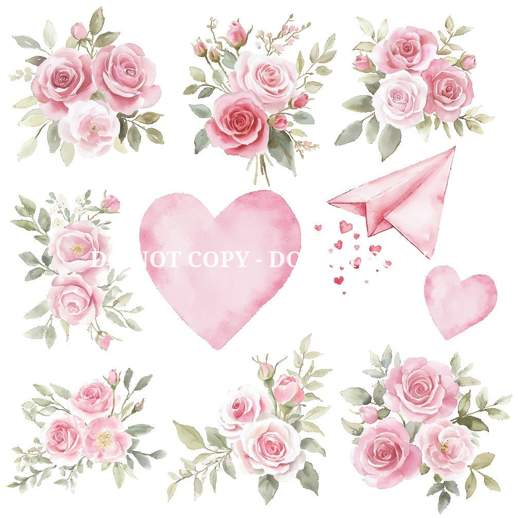AMOUR AMOUR FLORAL - FLAIR SHEET