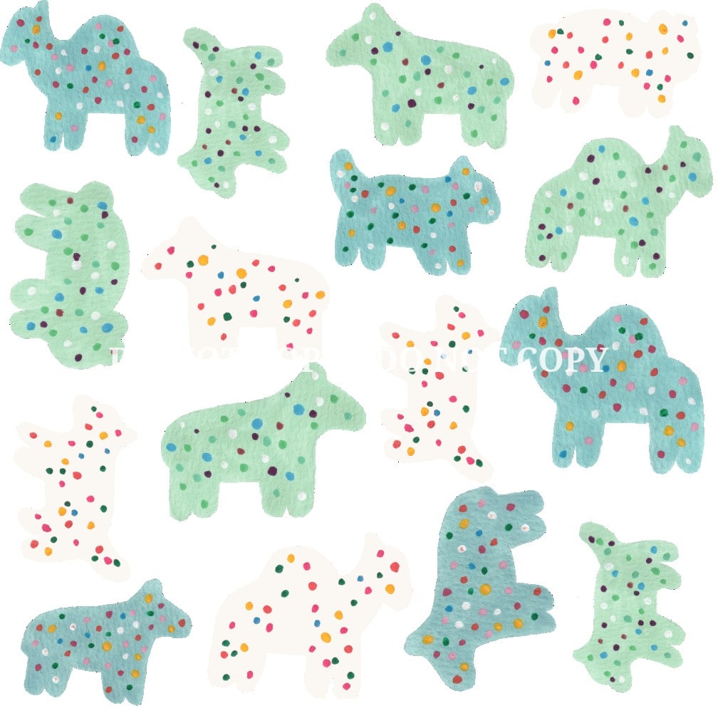 ANIMAL COOKIES 2 - FLAIR SHEET