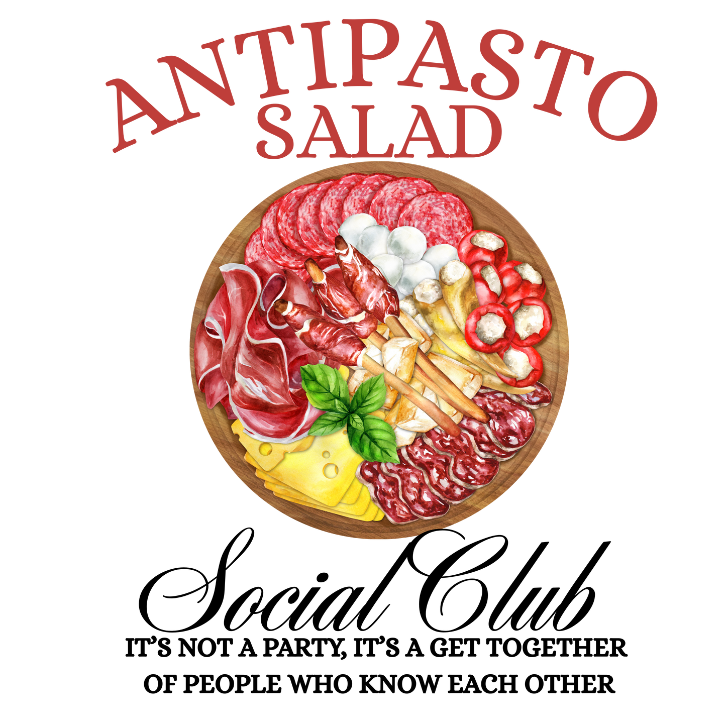 ANTIPASTO SOCIAL CLUB - DECAL