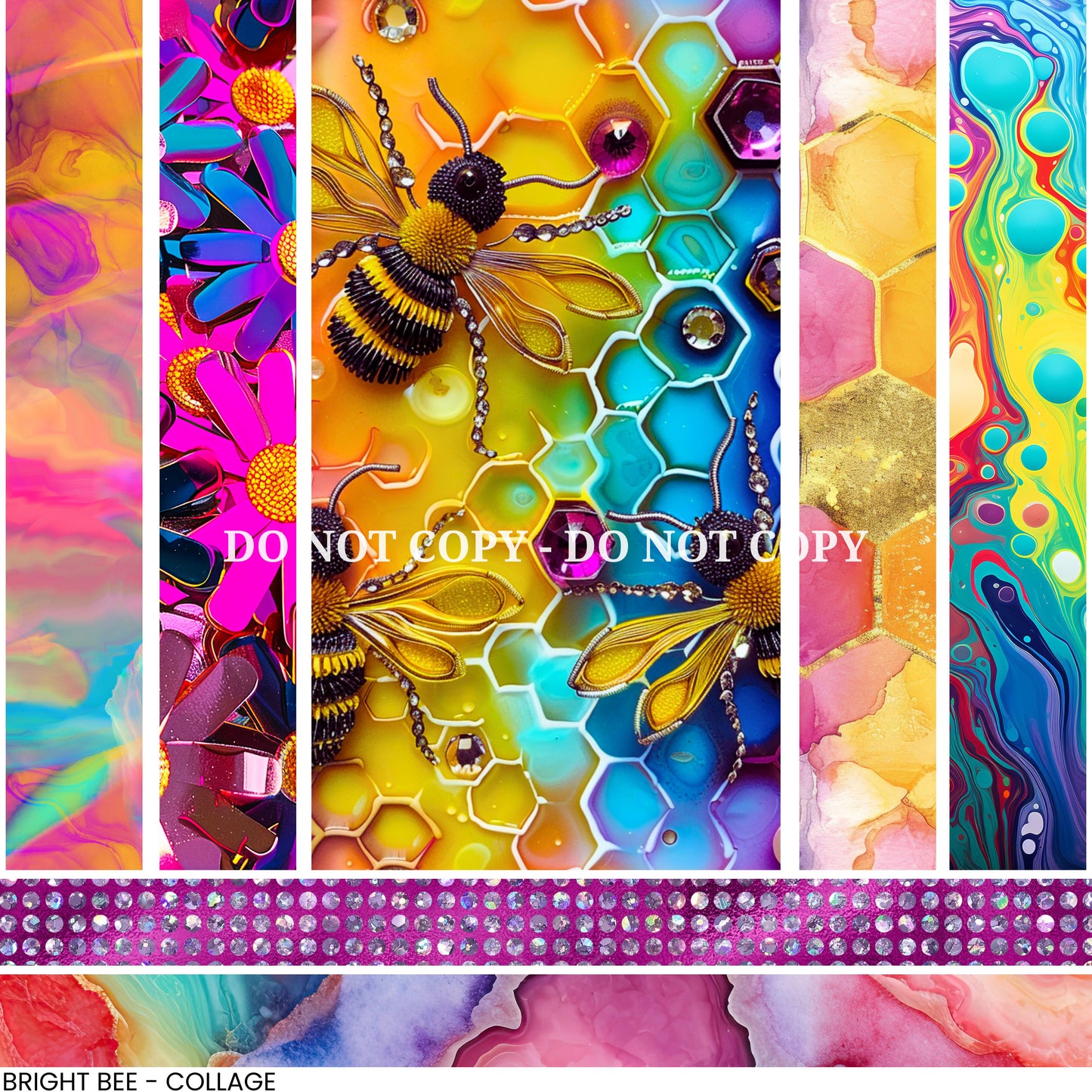 BRIGHT BEE- COLLAGE VINYL