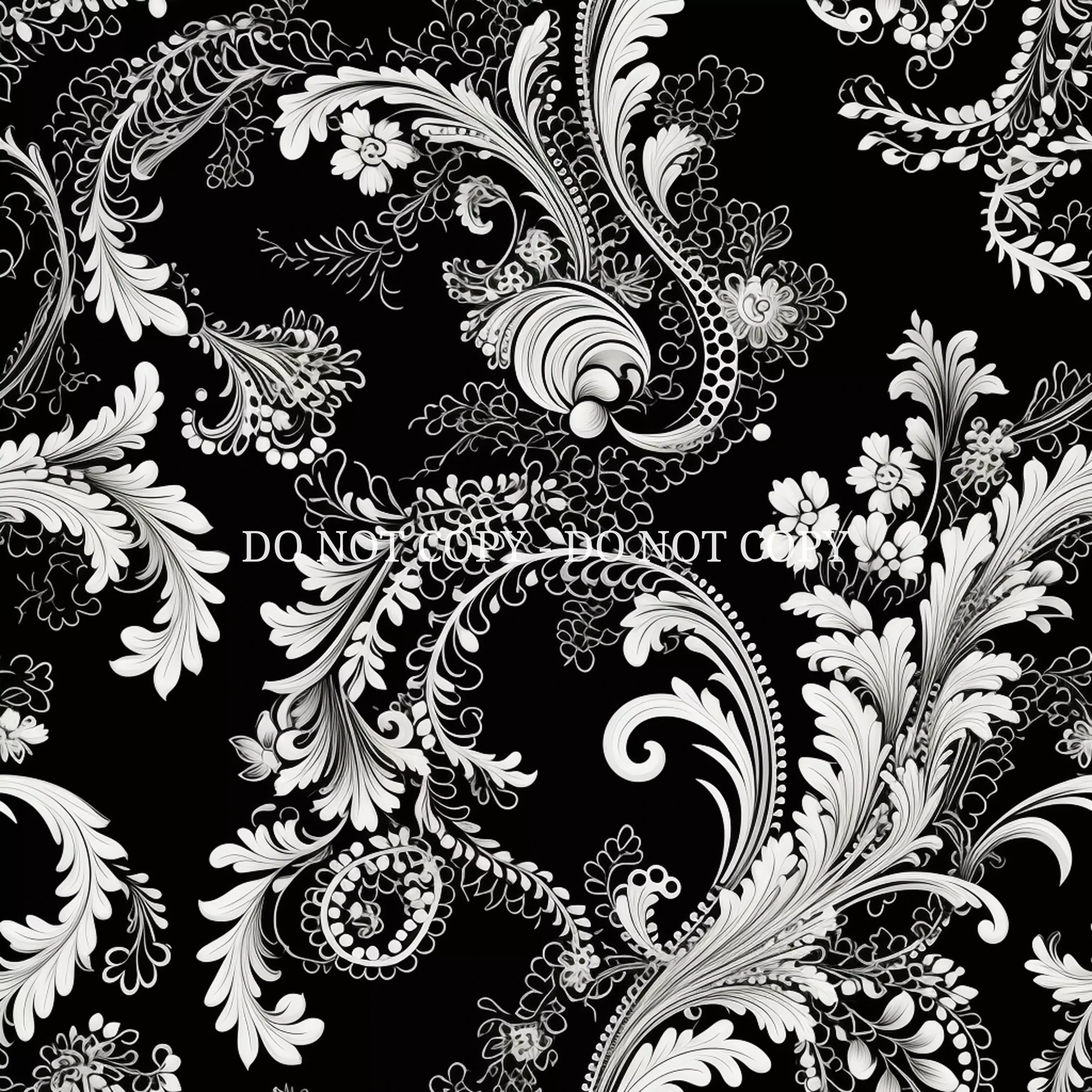 BLACK AND WHITE FILAGREE - MULTIPLE VARIATIONS