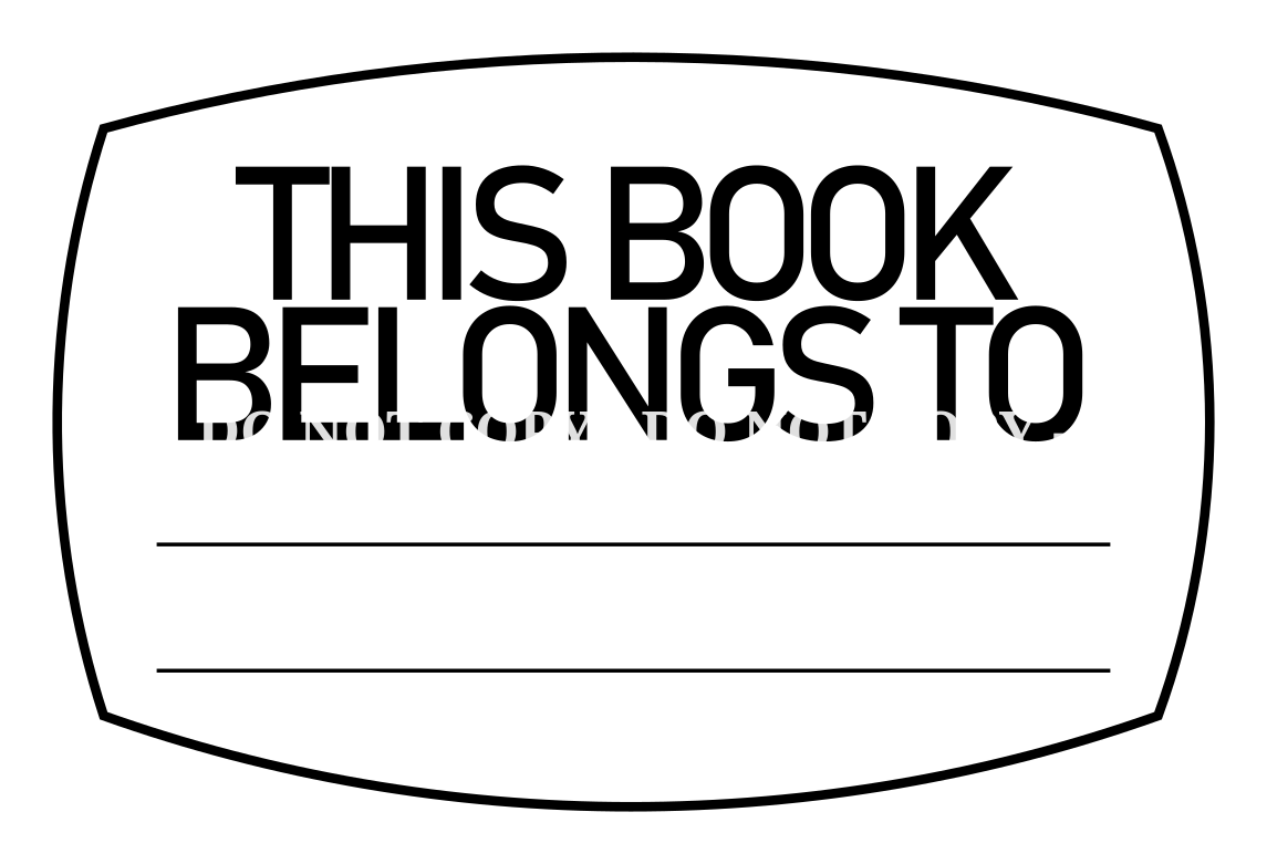 NOTEBOOK LABELS - Decals
