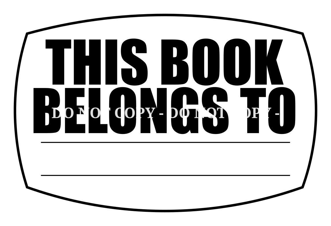 NOTEBOOK LABELS - Decals