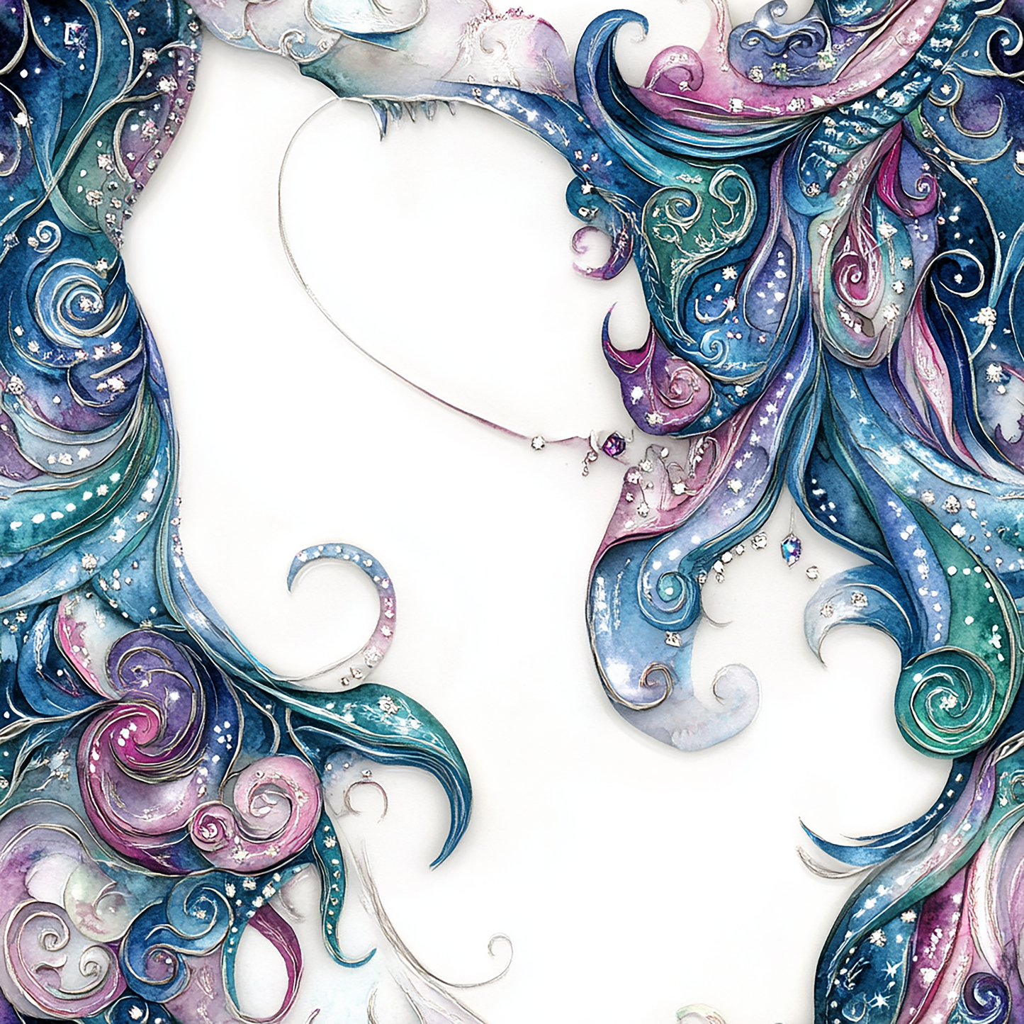 JEWEL TONE SWIRL - MULTIPLE VARIATIONS