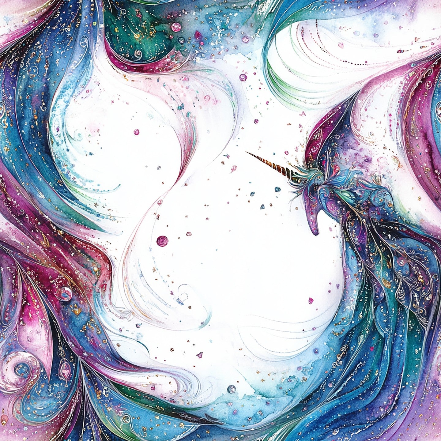 JEWEL TONE SWIRL - MULTIPLE VARIATIONS