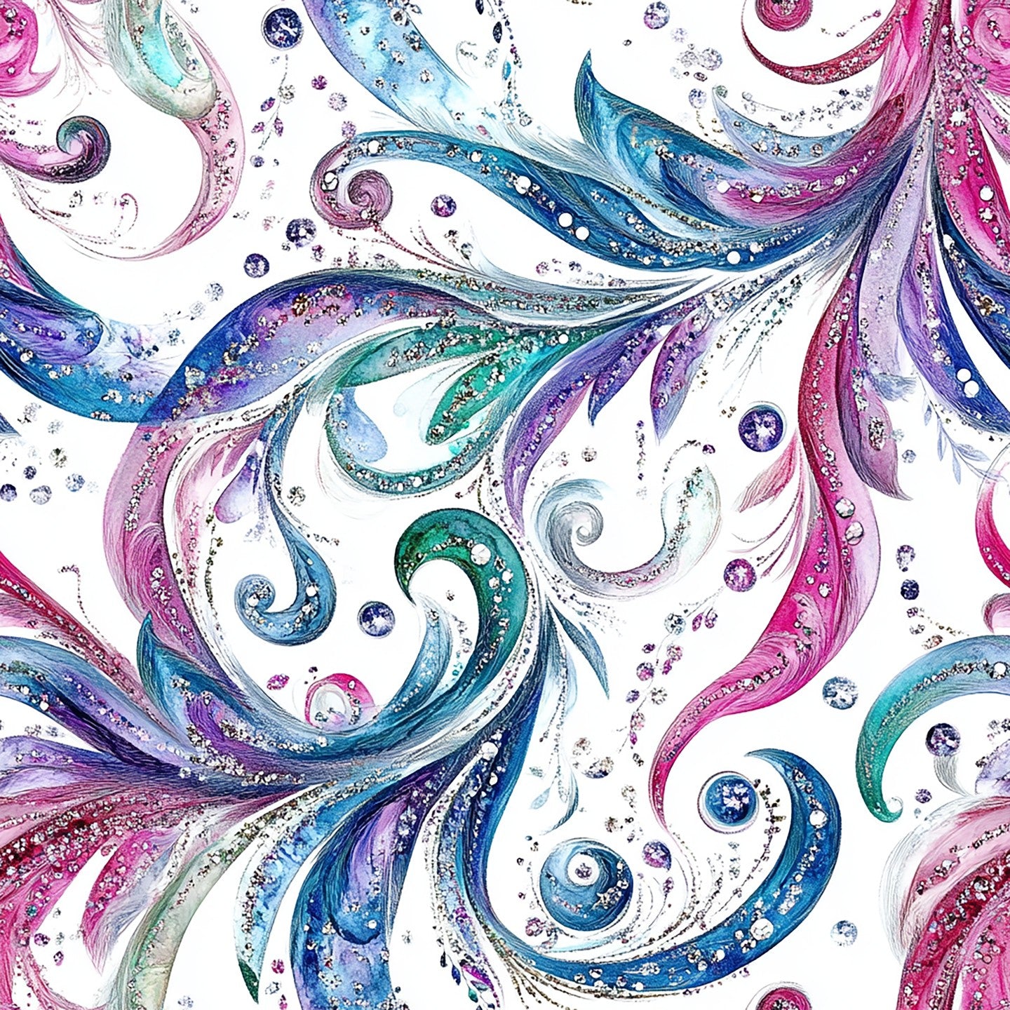 JEWEL TONE SWIRL - MULTIPLE VARIATIONS