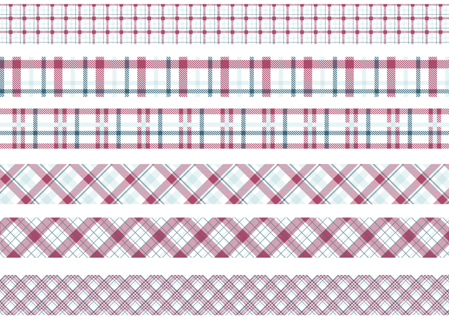 BURGUNDY AND BLUE - WINTER ROMANCE - FLAIR SHEET - PINE AND FEATHERS DESIGN