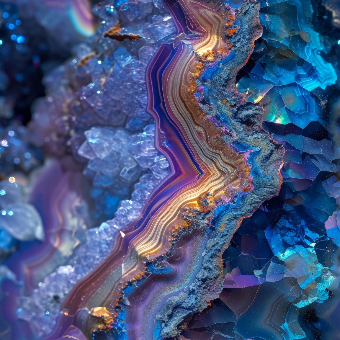AGATE CRYSTAL GEODE - MULTIPLE VARIATIONS