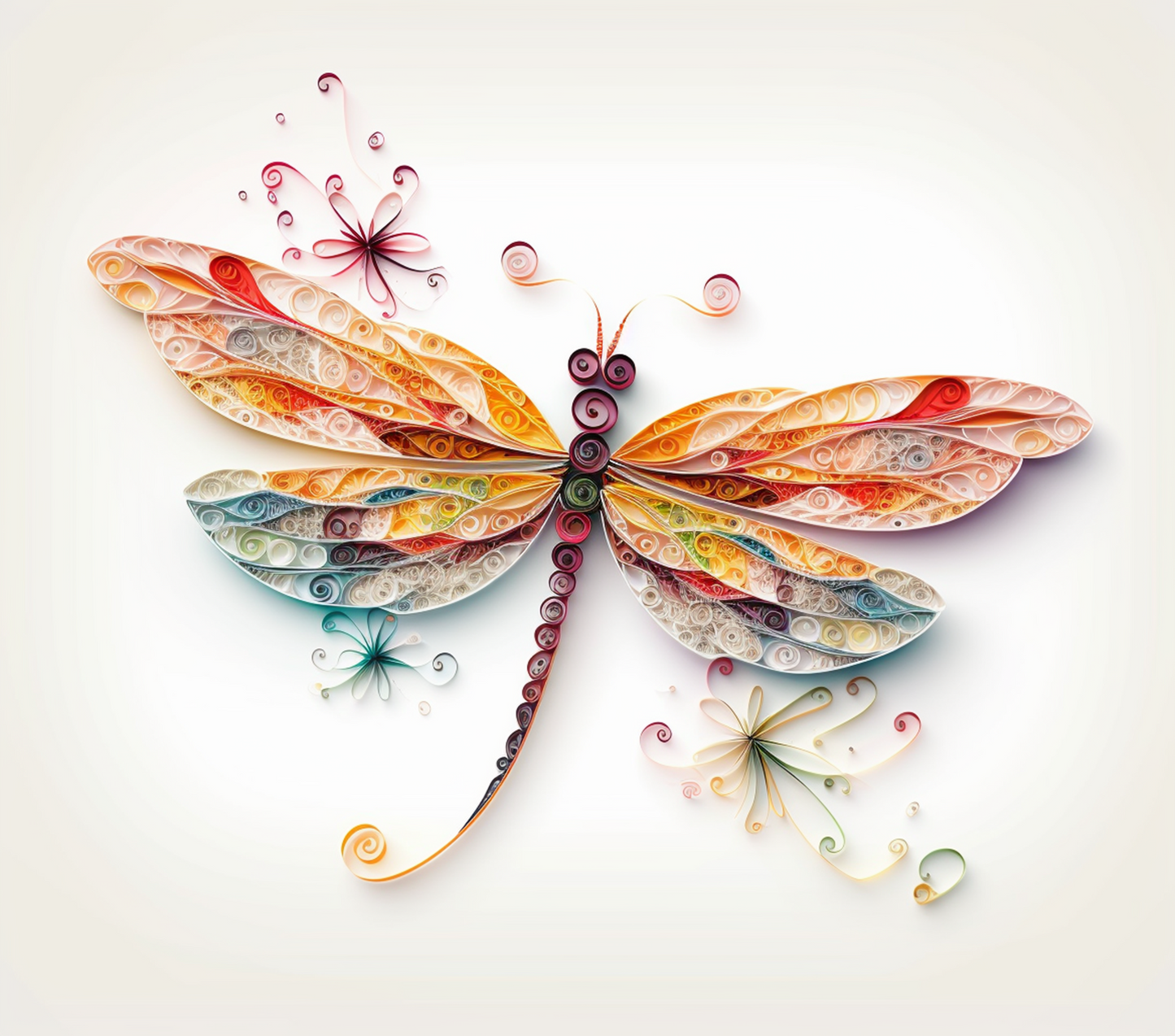 Embroidered Dragonfly