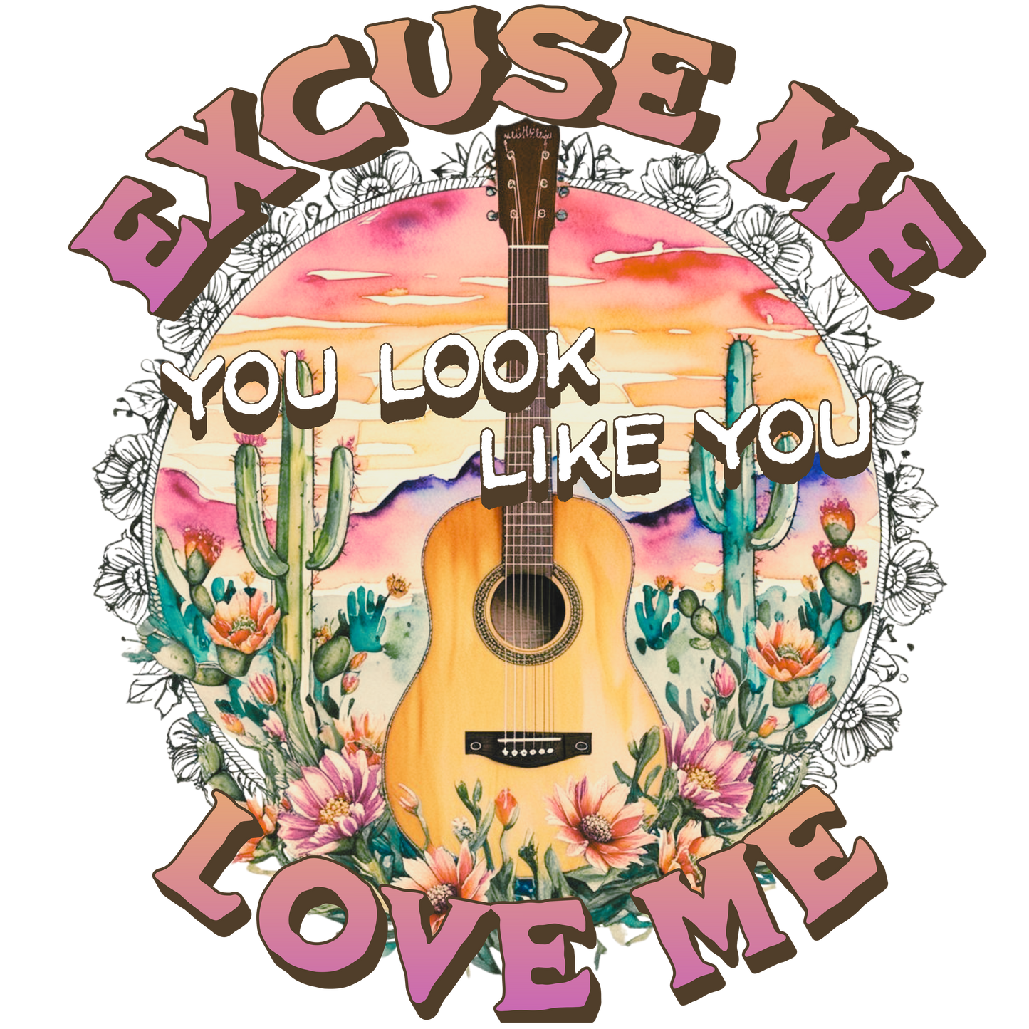 EXCUSE ME - DECAL