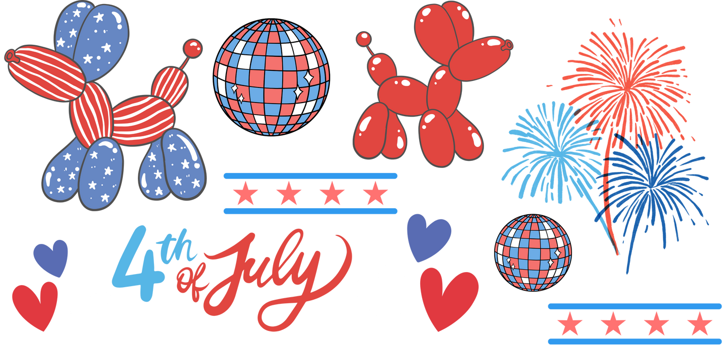 FOURTH OF JULY - MINI FLAIR SHEET
