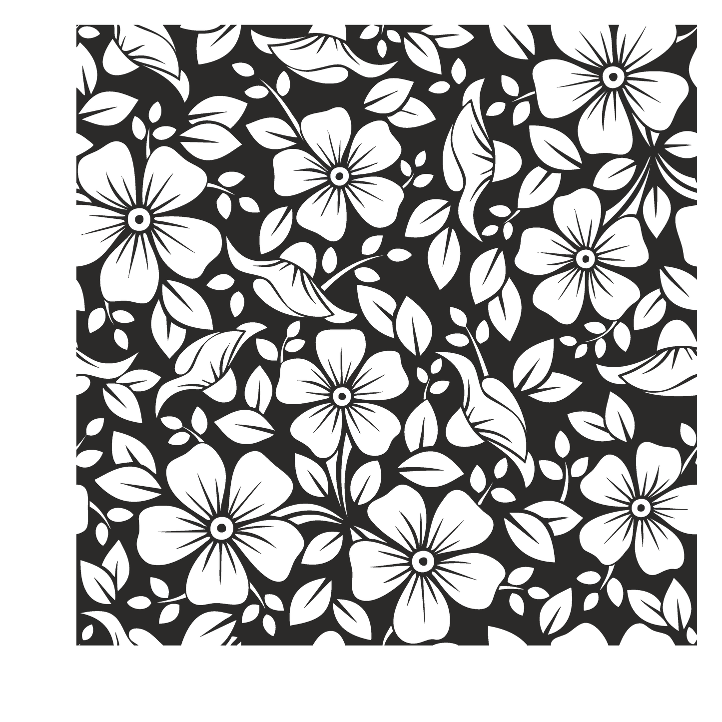 FLORAL OVERLAY - FLAIR SHEET - MULTIPLE VARIATIONS