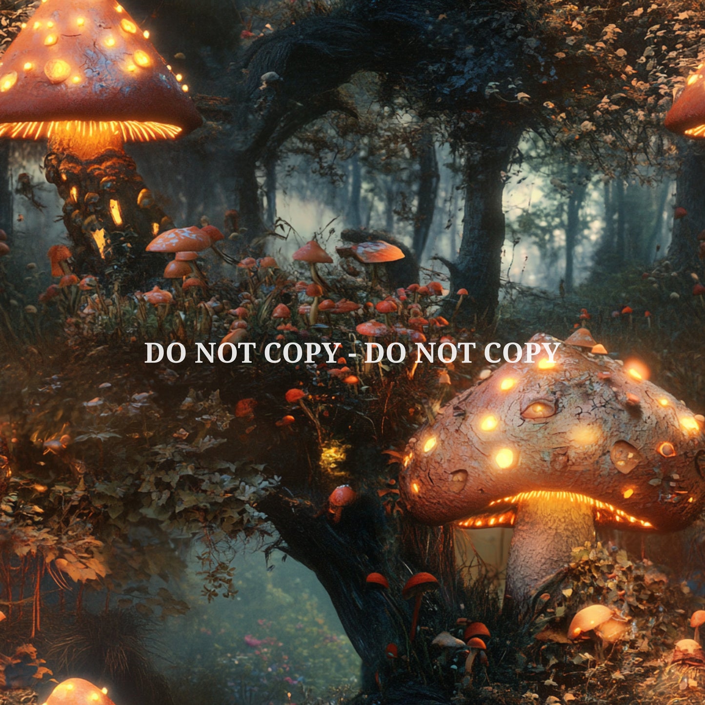 FOREST MUSHROOMS - MULTIPLE VARIATIONS