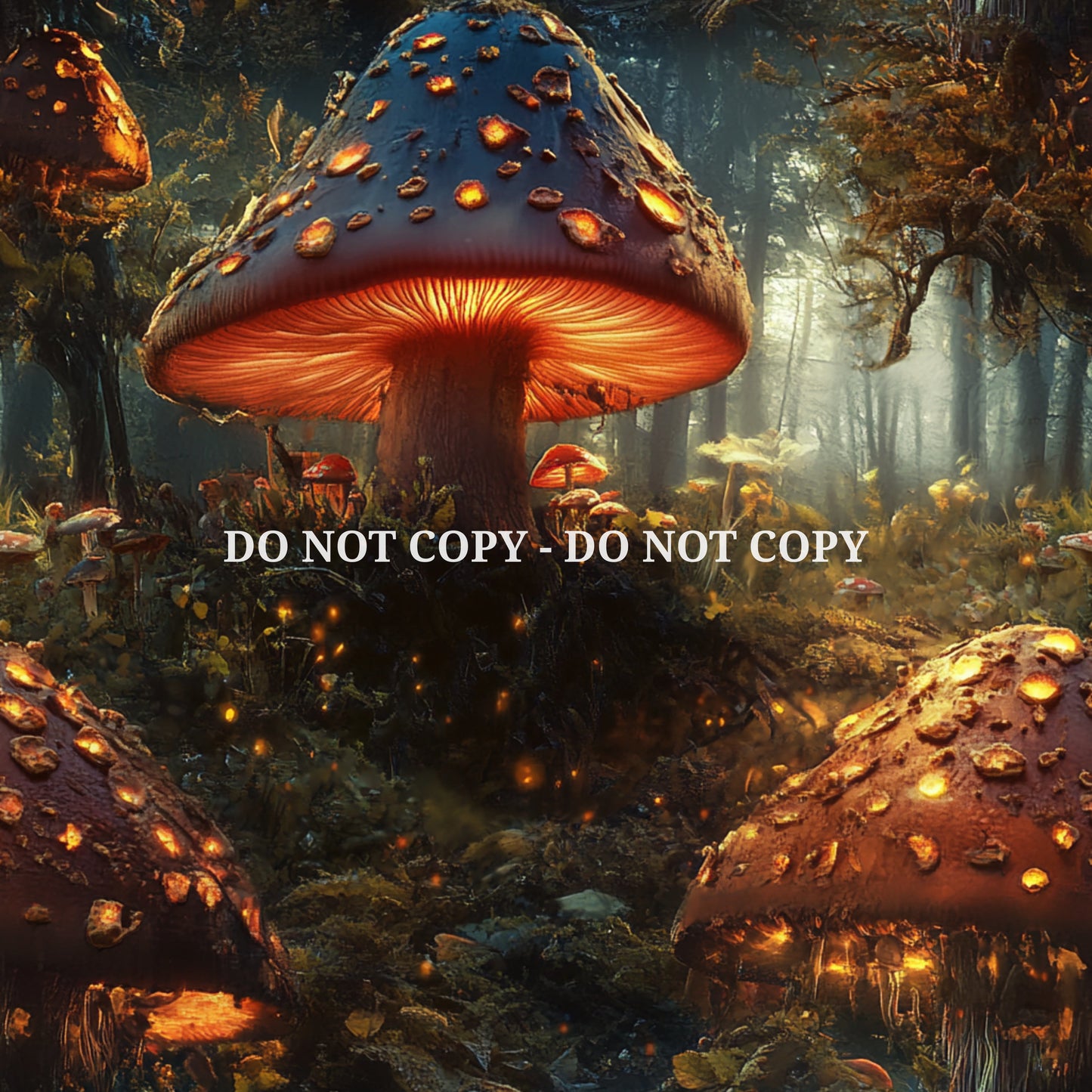 FOREST MUSHROOMS - MULTIPLE VARIATIONS