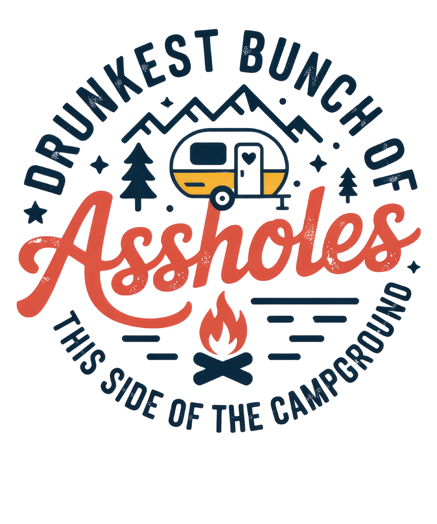 FUNNY CAMPING - DECAL
