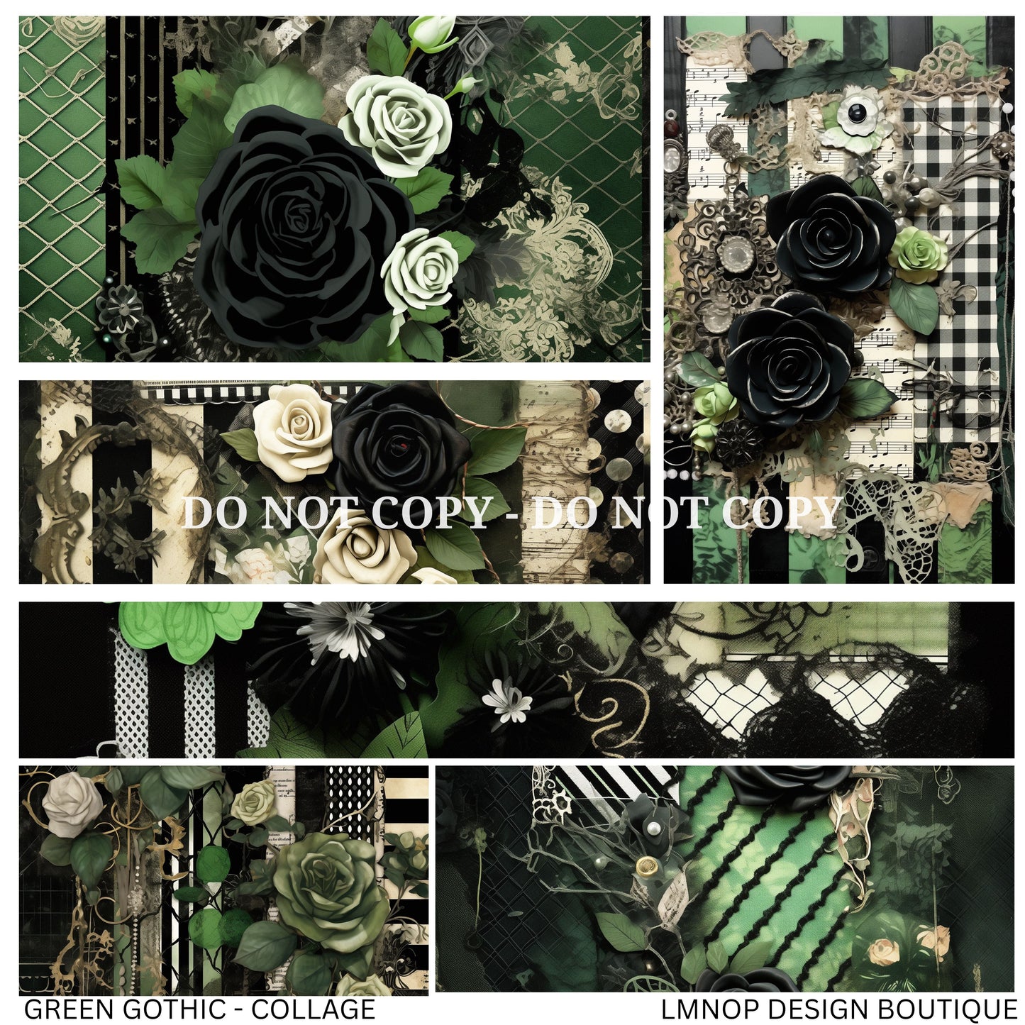 GREEN GOTHIC - COLLAGE VINYL