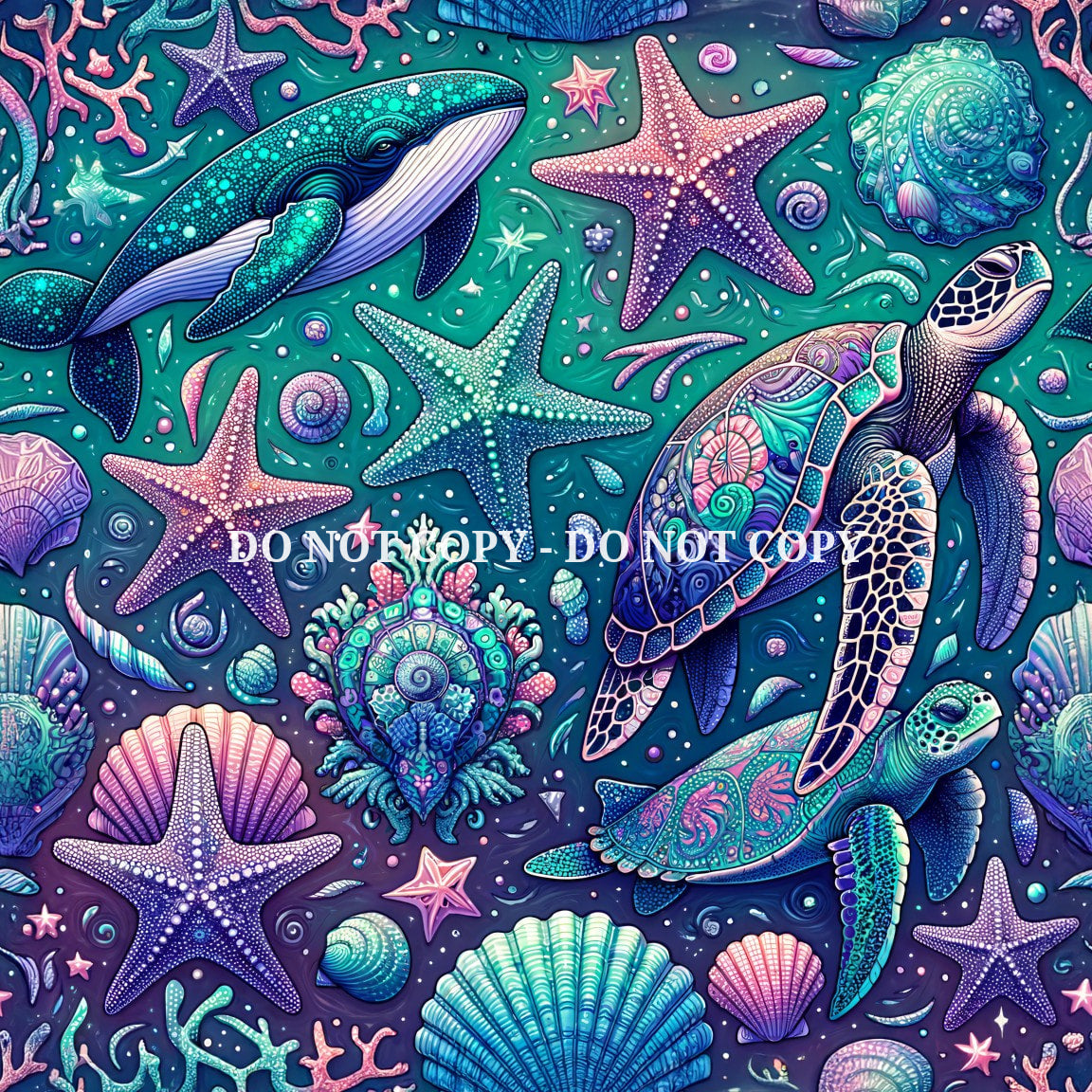 GLITTER OCEAN - PATTERN VINYL