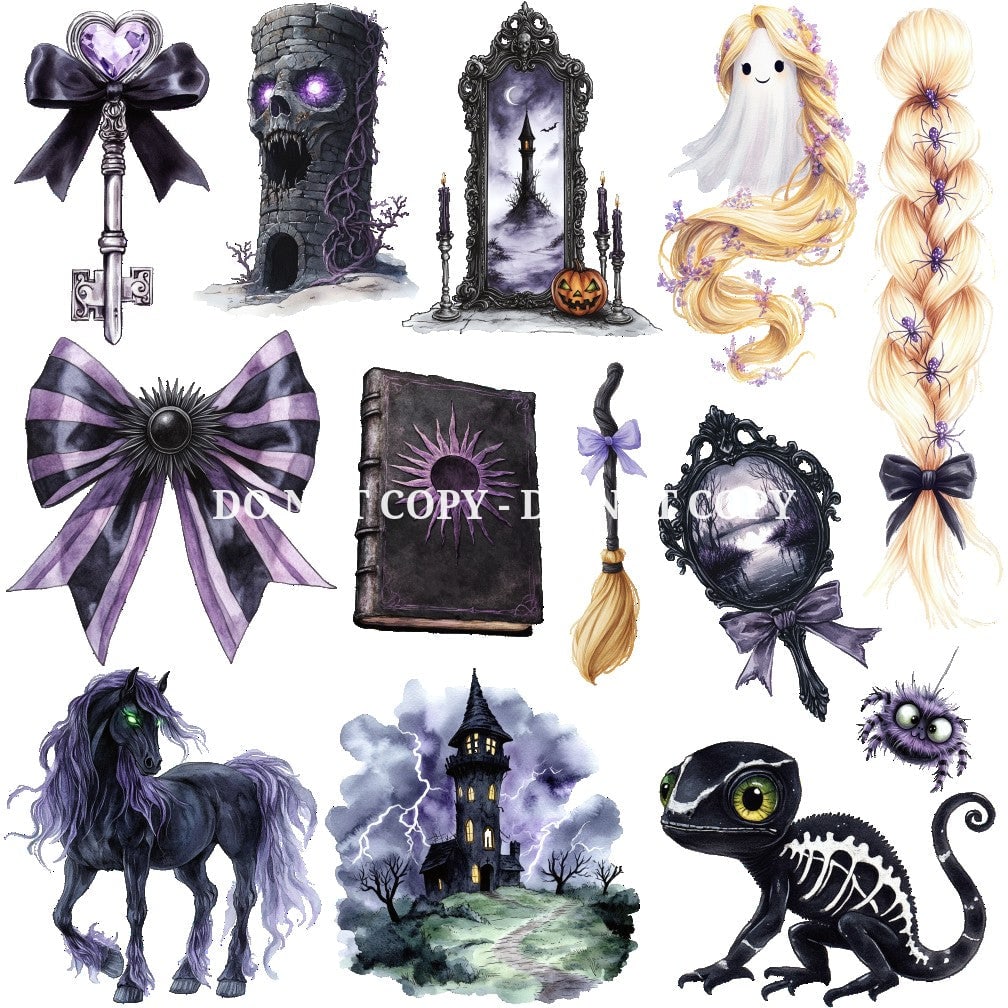HAUNTED RAPUNZEL - FLAIR SHEET