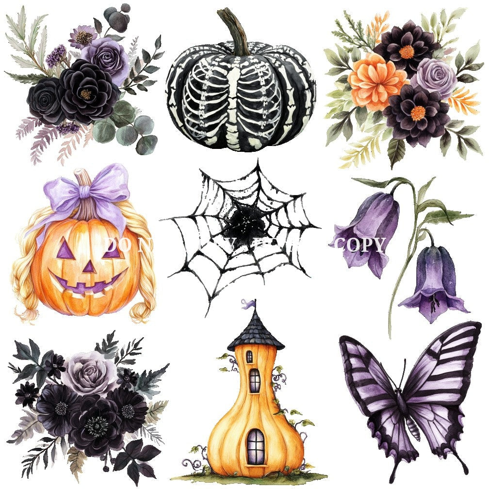HAUNTED RAPUNZEL FLORAL - FLAIR SHEET